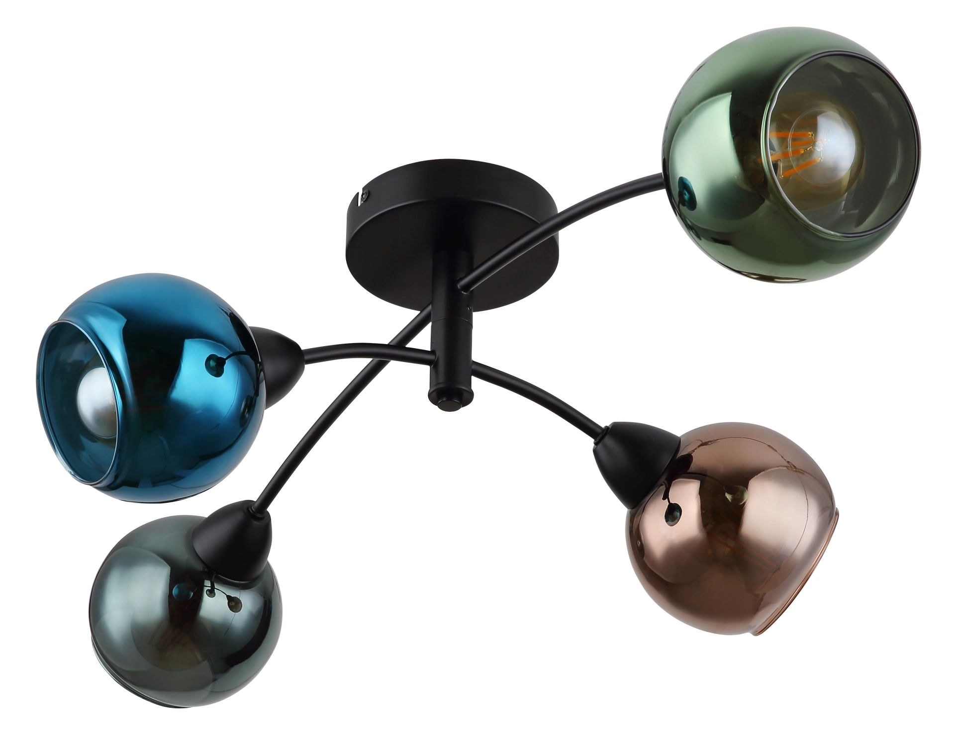 GLOBO LIGHTING LED Deckenleuchte »ZARLONA«, 4 flammig, Leuchtmittel E27   o günstig online kaufen