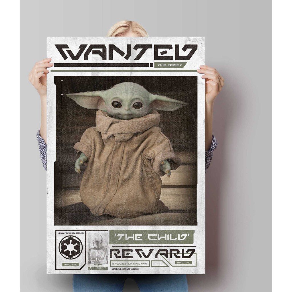 Reinders! Poster »Poster Mandalorian Baby Yoda The Child«, Serien, (1 St.)