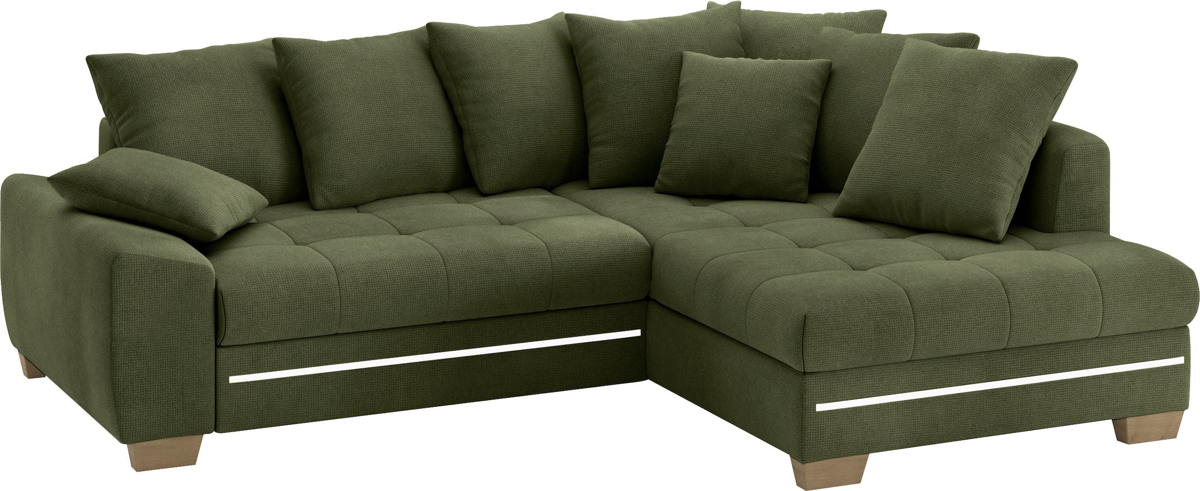 Mr. Couch Ecksofa »Nikita II, L-Form« mit Kaltschaum, RGB-LED Beleuchtung, günstig online kaufen