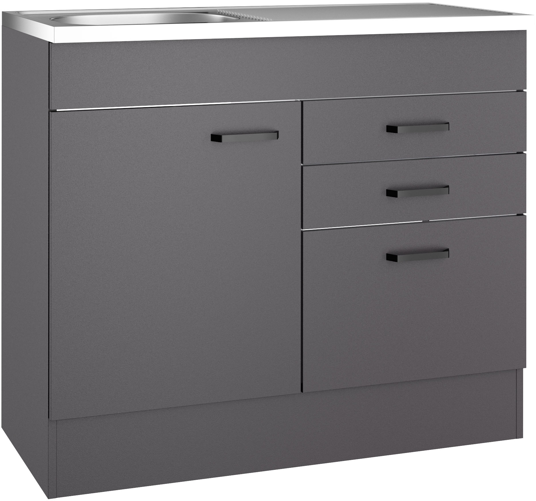 OPTIFIT Spülenschrank »OPTImulti« Breite 100 cm, Tiefe 50 cm, mit Spülenauflage