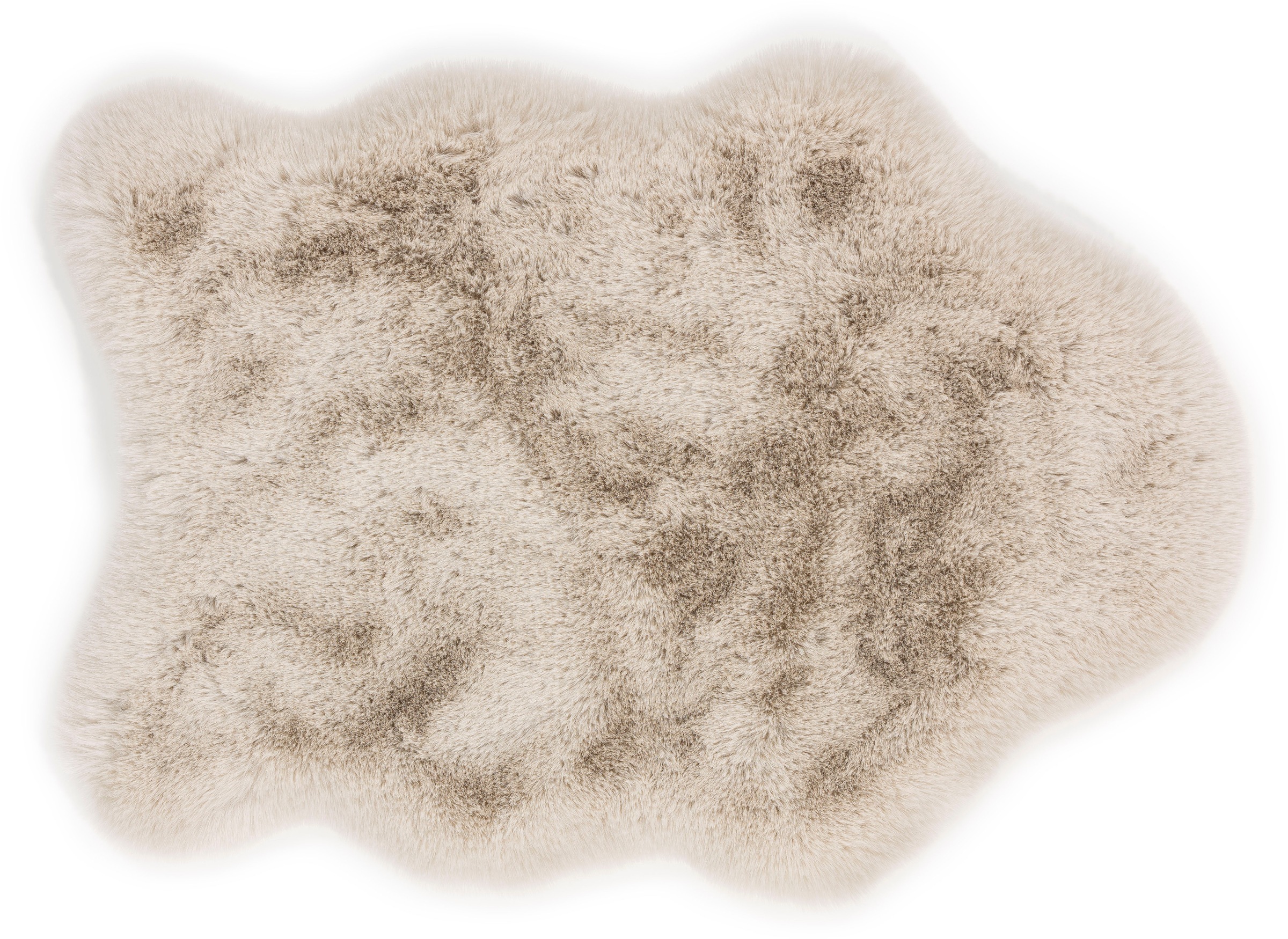 SCHÖNER WOHNEN-Kollektion Hochflor-Teppich »Tender deluxe 6286«, fellförmig, 50 mm Höhe, Dekofell, Fellteppich, flauschig, waschbar, Schöner Wohnen Kollektion