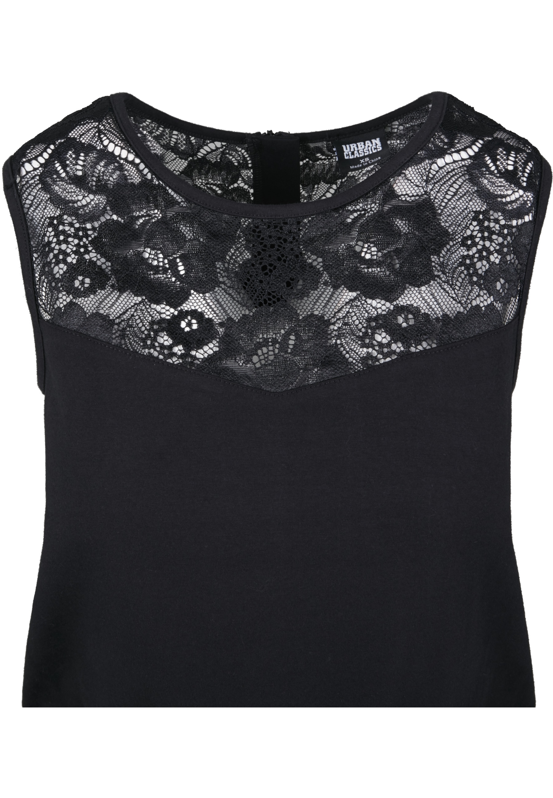 URBAN CLASSICS Jumpsuit »Urban Classics Damen Ladies Lace Block Jumpsuit« 1 Stk.