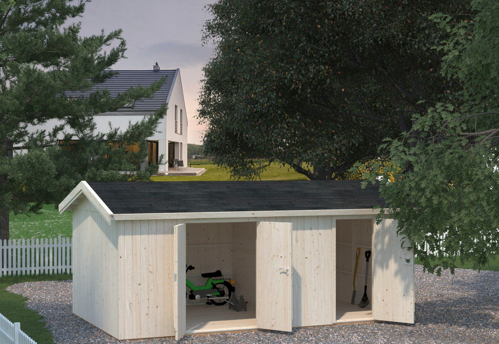 Palmako Gerätehaus »Olaf«, natur