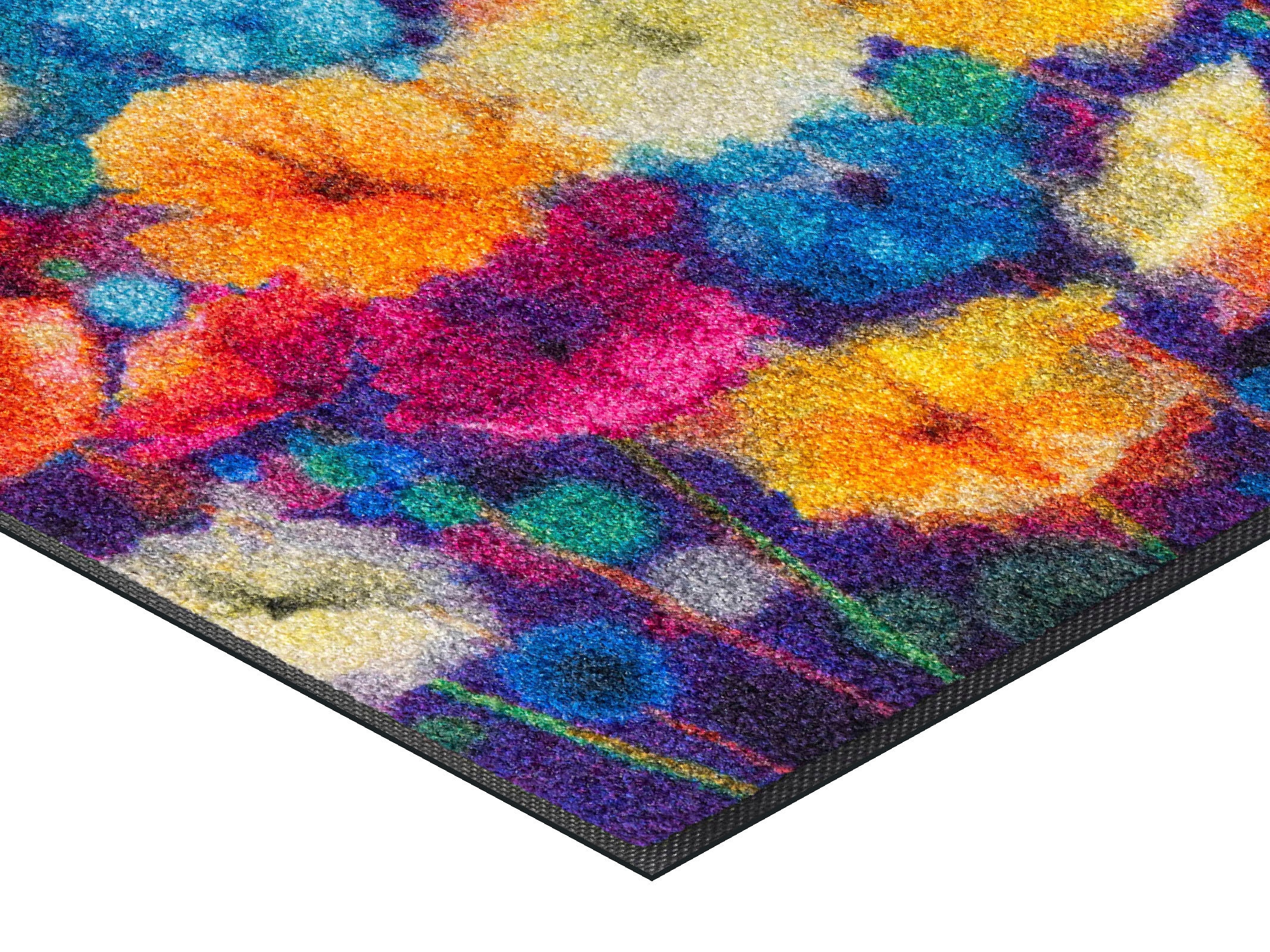 wash+dry by Kleen-Tex Fußmatte »Flowerlover«, rechteckig, 7 mm Höhe, Schmutzfangmatte, Motiv Blumen, rutschhemmend, waschbar