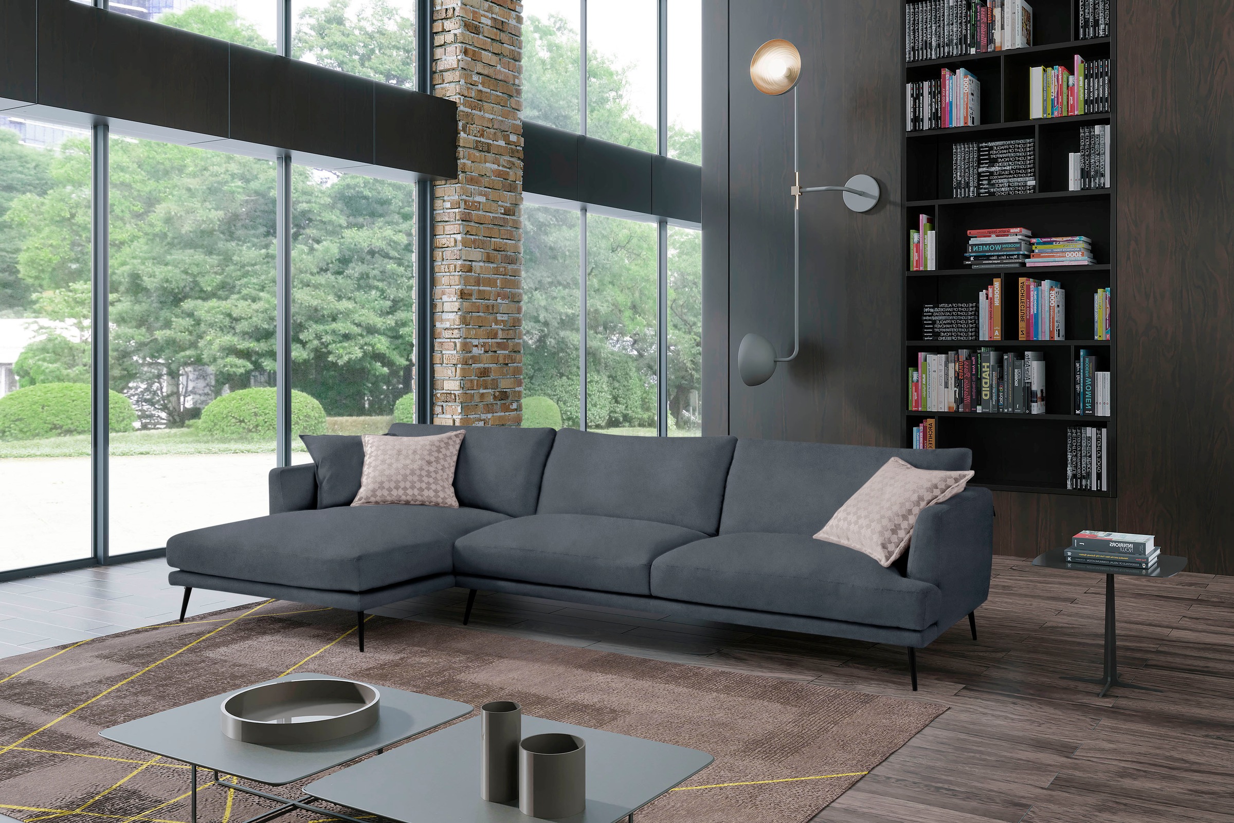 Egoitaliano Ecksofa »Sophia, Designsofa mit extrakomfortablem Sitzkomfort, günstig online kaufen