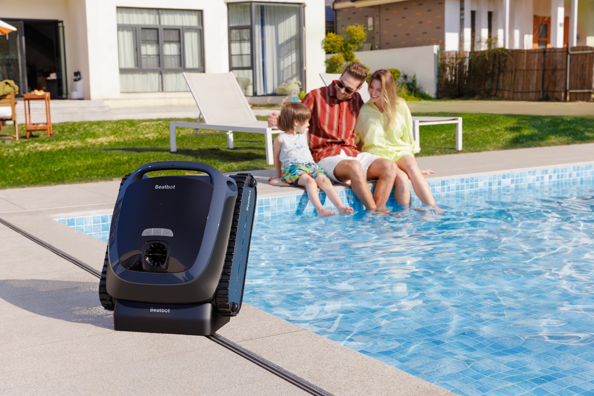 Beatbot Poolroboter »AquaSense 2« Der weltweit erste 3-in-1-Roboter-Poolreiniger
mit Parkfunktion