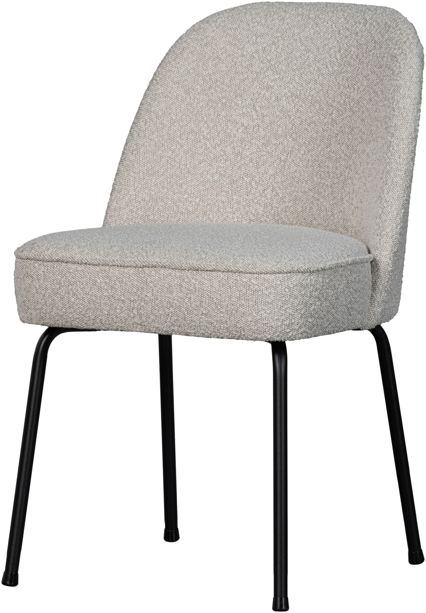 WOOOD Esszimmerstuhl »Stockholm« (Set) 2 Stk. Bouclé Polsterstuhl, 4-Fuß-Me günstig online kaufen