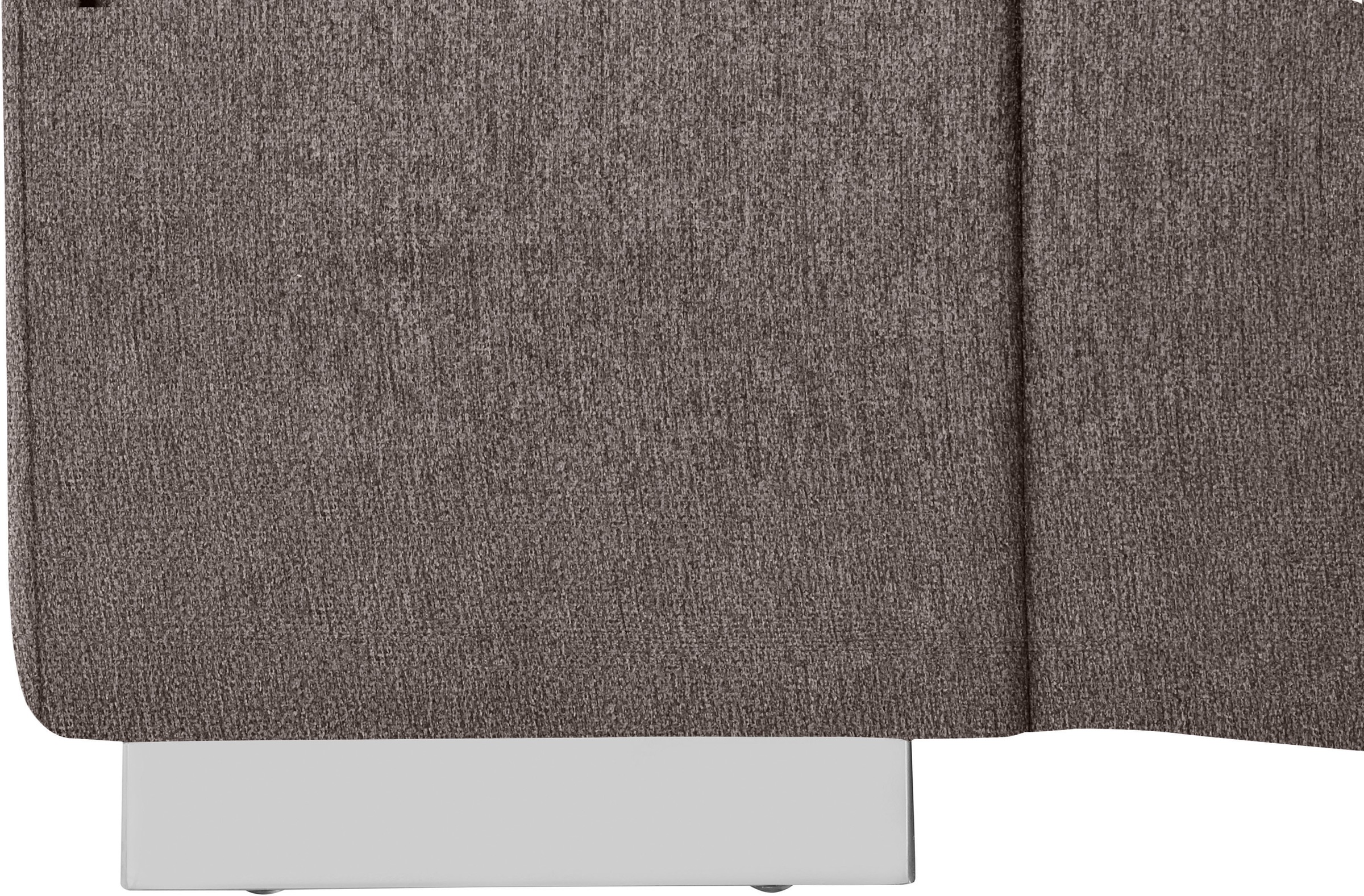 COTTA Ecksofa »Orion L-Form«, mit Kopfteilverstellung & 5 Nierenkissen