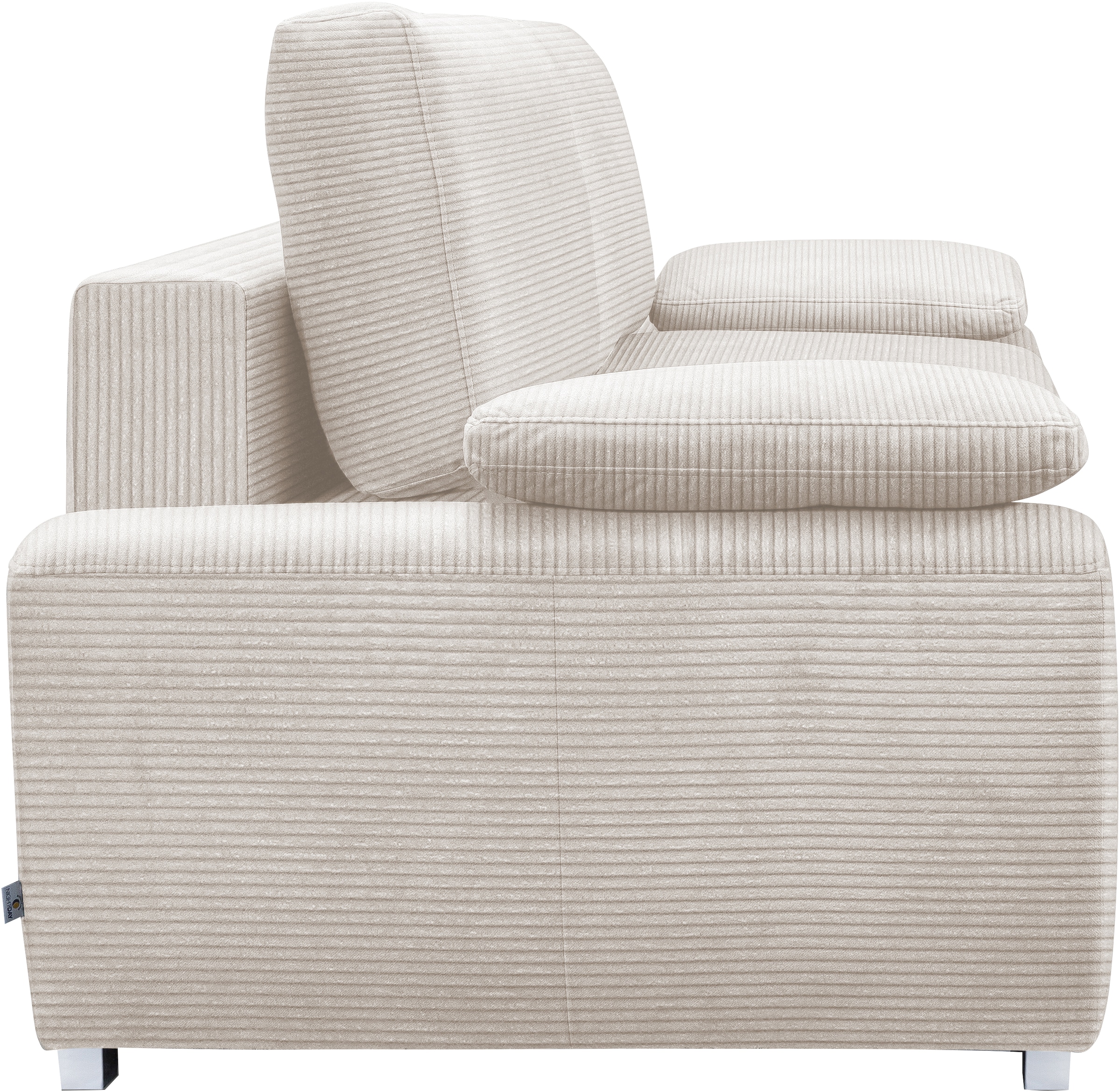 exxpo - sofa fashion 3-Sitzer »SOLSBURY, bequem und komfortabel, Sofa, Schlafsofa, Breite 258cm« inkl. Federkern-Polsterung, Bettfunktion und Stauraum, in Cord
