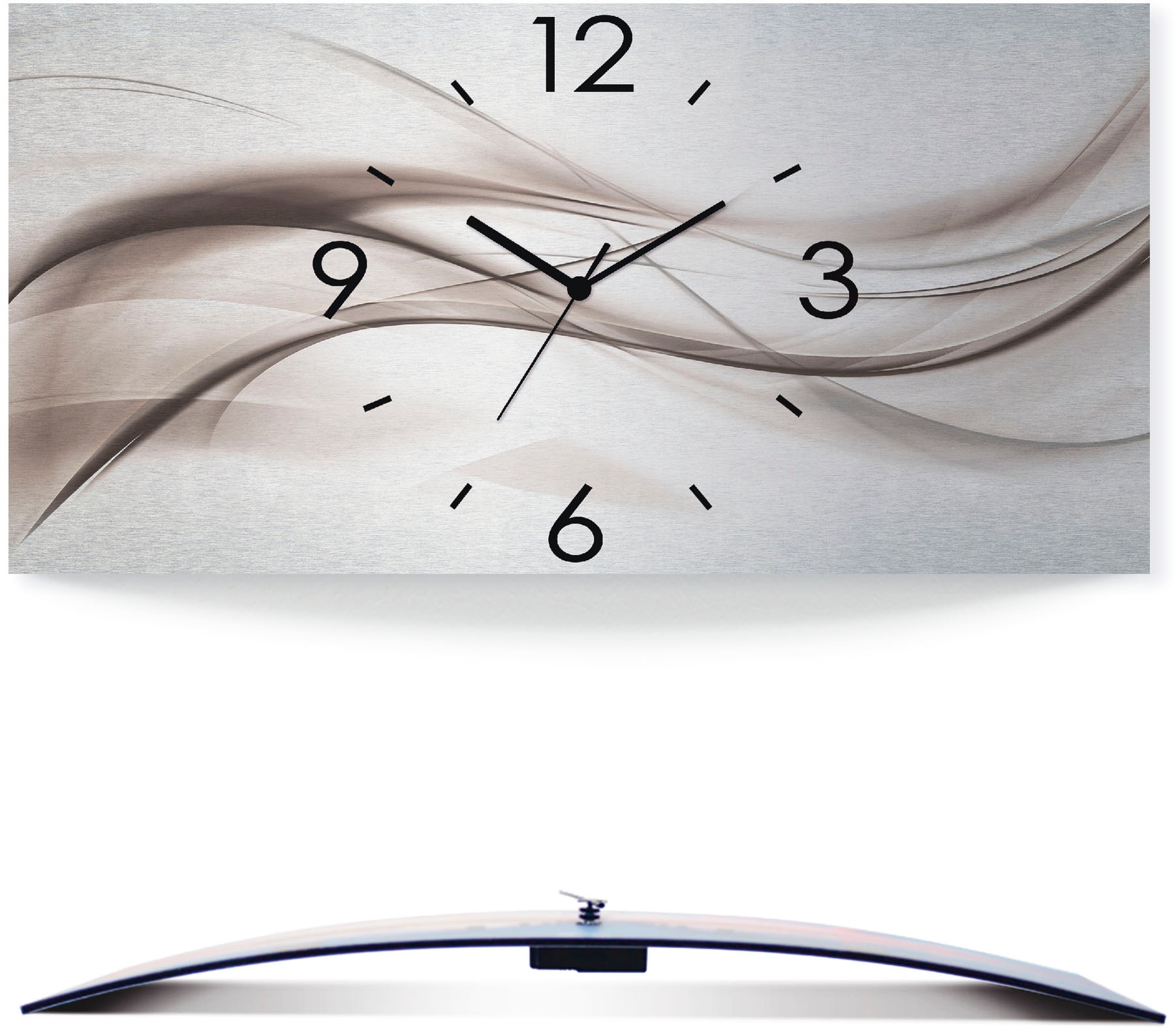 Artland Wanduhr »Abstraktes Design - schöne Welle« wahlweise mit Quarz- ode günstig online kaufen