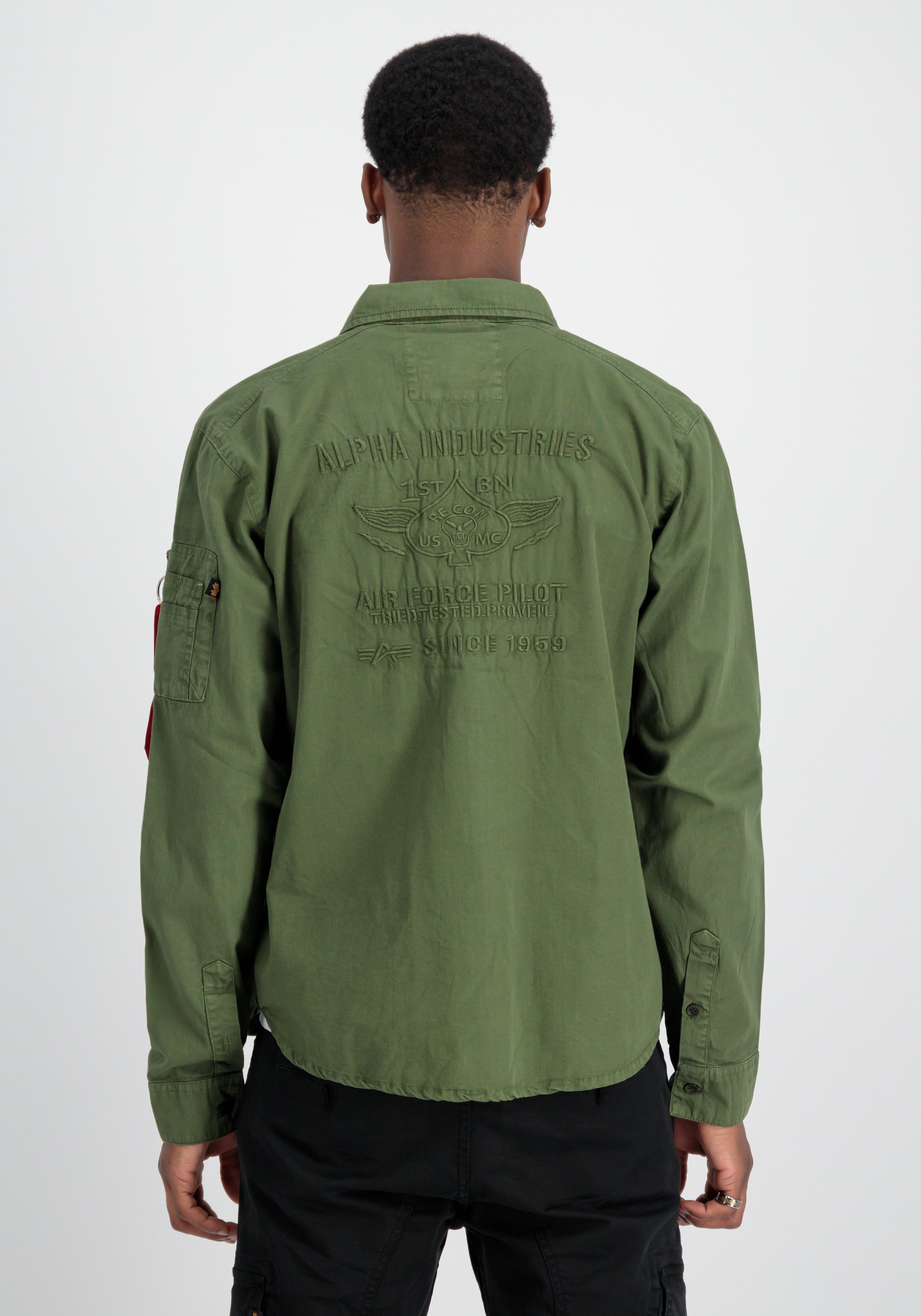Alpha Industries Oversize-Shirt »Alpha Industries Men - Shirts Air Force EMB Shirt«