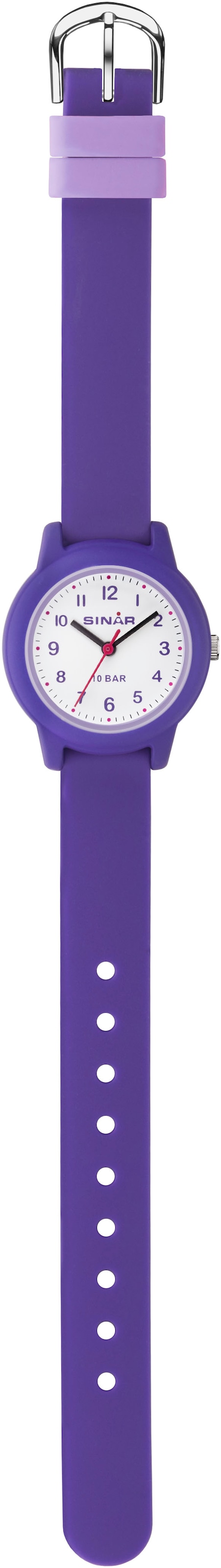 SINAR Quarzuhr, Armbanduhr, Kinderuhr, Mädchenuhr, bis 10bar wasserdicht,Geschenkidee