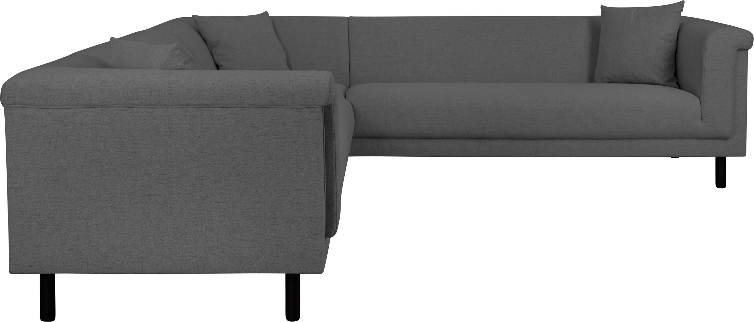 Home affaire Ecksofa »AGNIA L-Form   B/T/H: 244/244/71 cm« incl. Zierkissen, gleichschenklig, auch in Cord