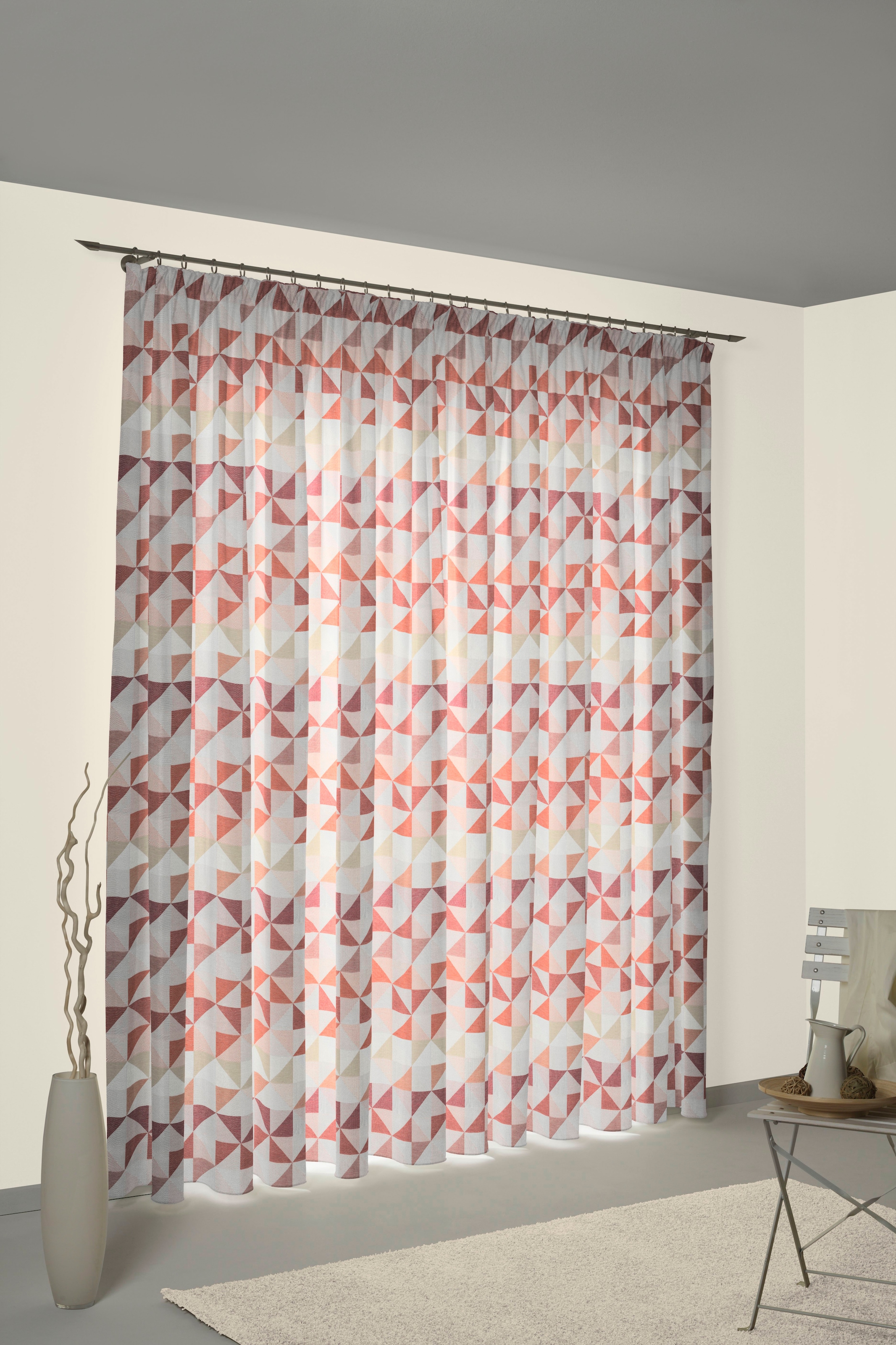 Wirth Vorhang »Berlare« Kräuselband 1 Stk. tlg. nach Maß