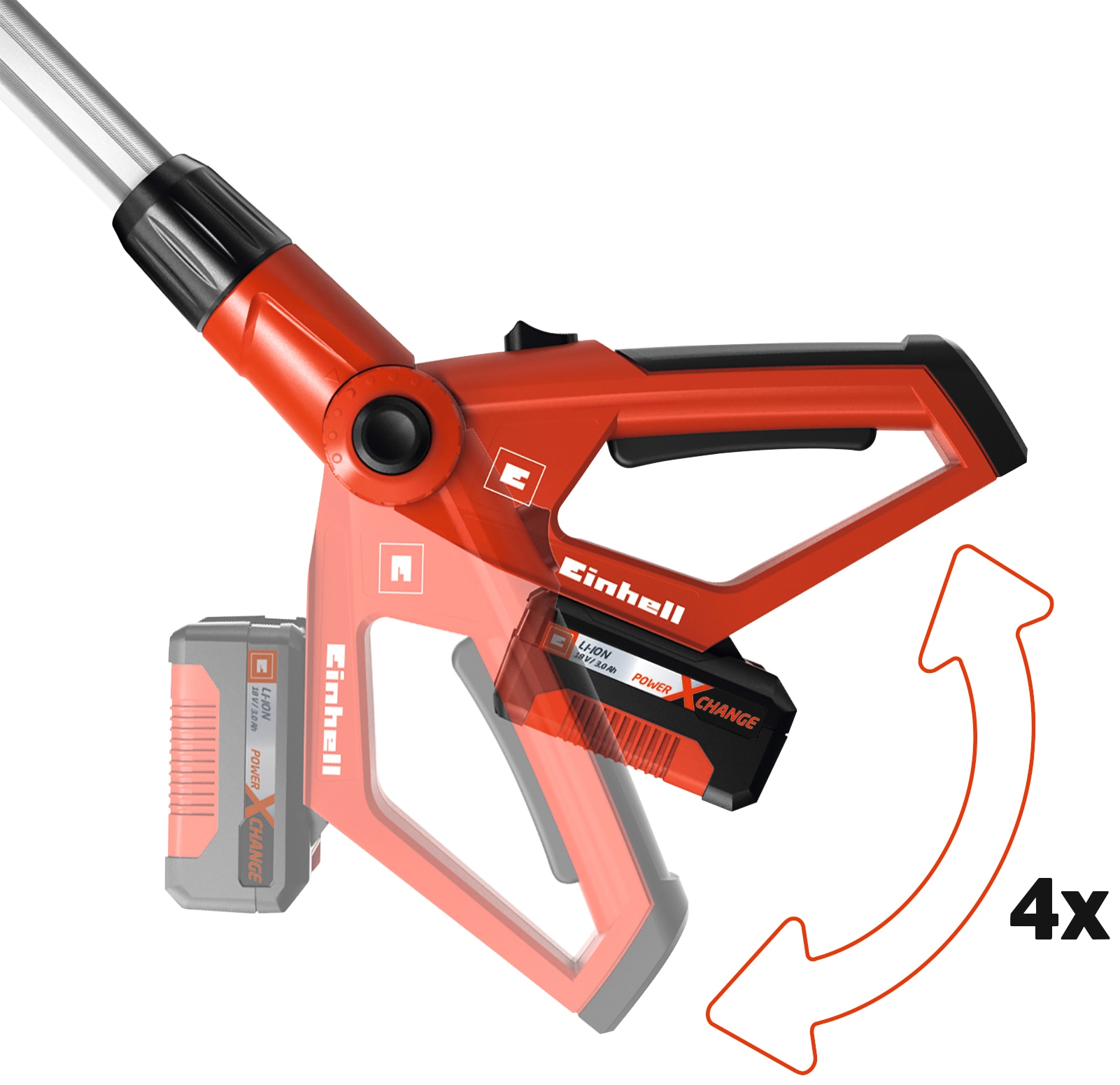 Einhell Garten-Multifunktionsgerät »GE-HC 18 Li T Kit«, mit Akku und Ladegerät