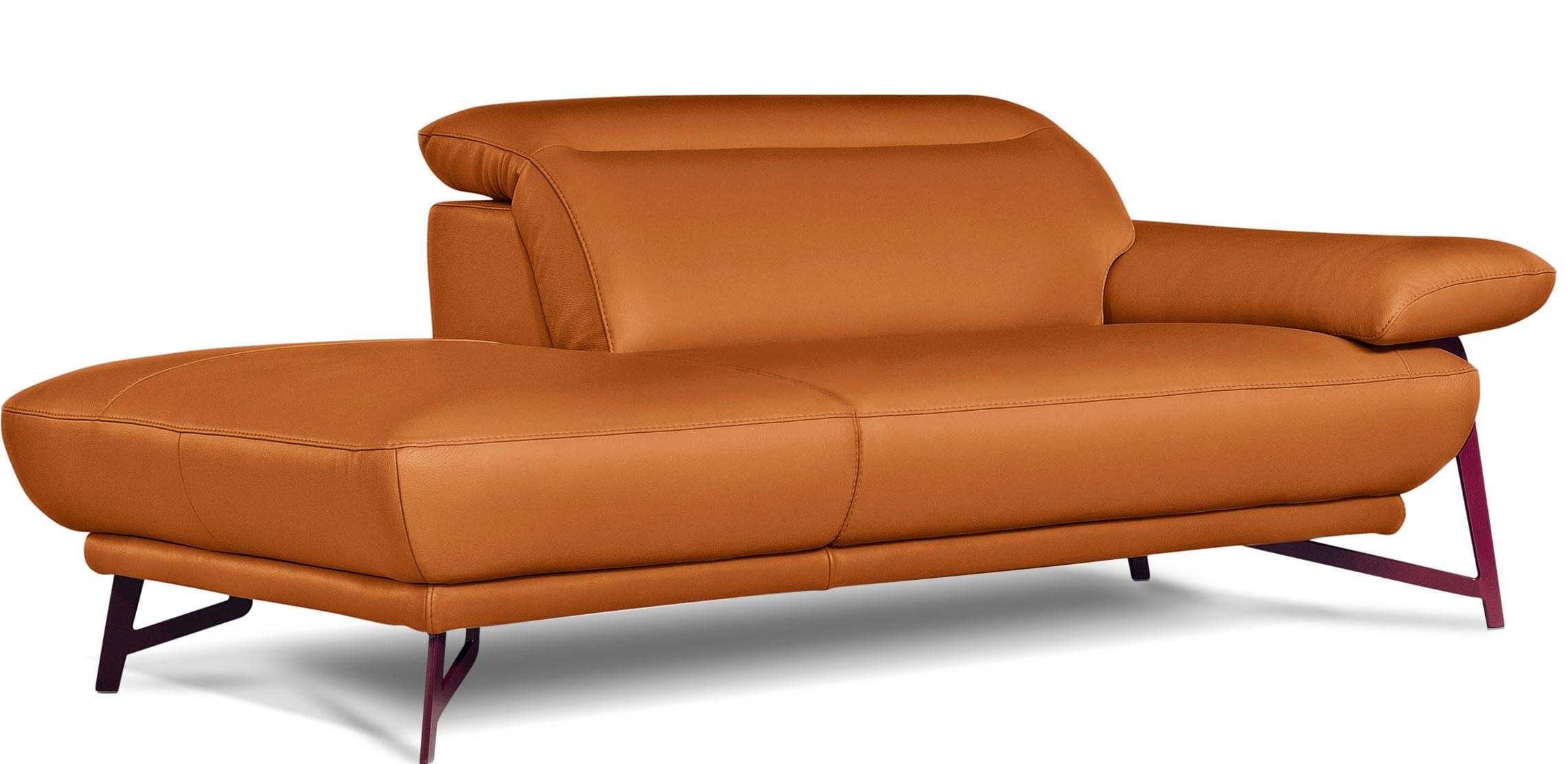 Egoitaliano Polstergarnitur »Anais, Design mit hohem Sitzkomfort für mehr Bequemlichkeit«, Set: bestehend aus Sofa und Ottomane, inkl. Kopfteilverstellung