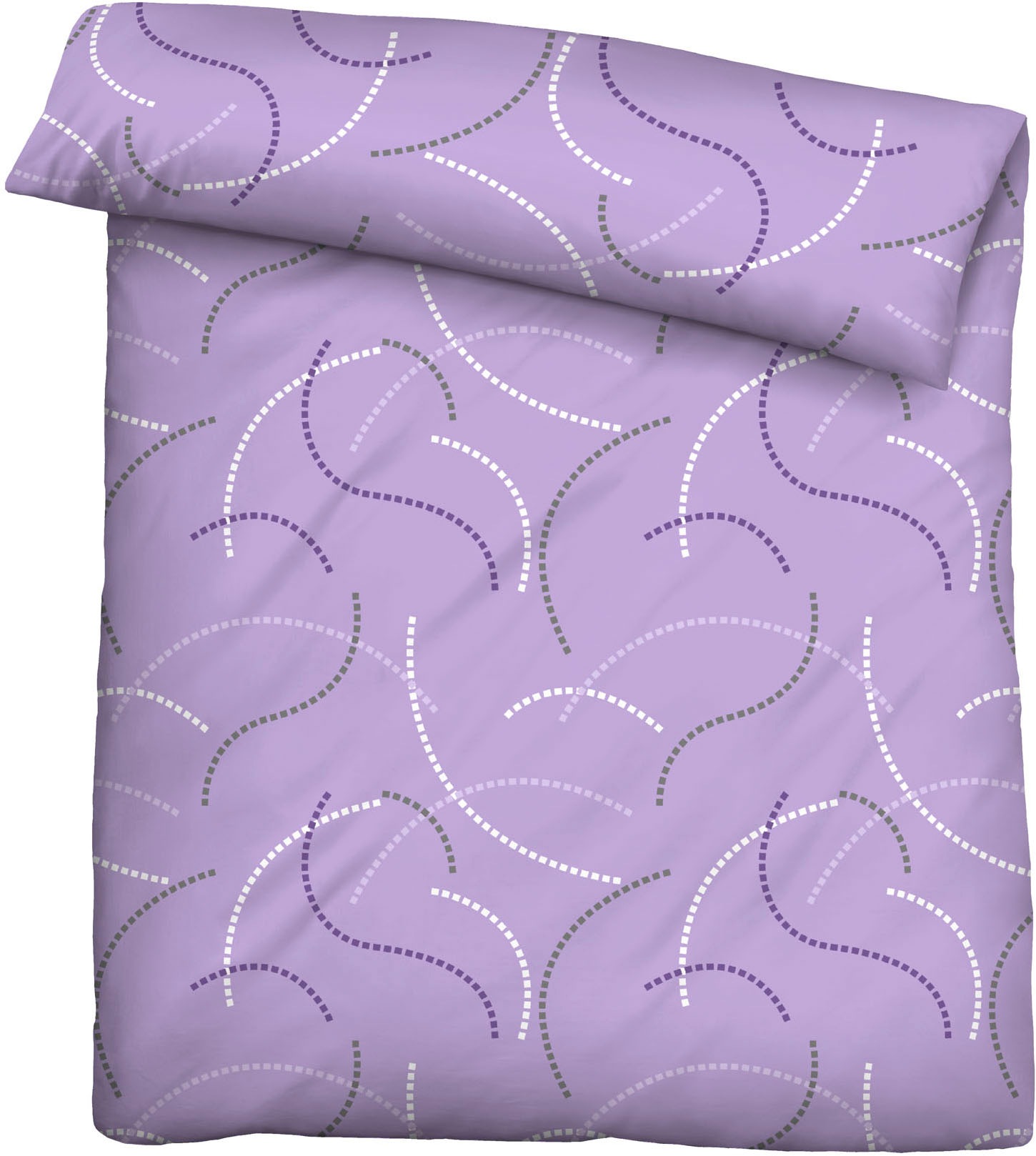 Castell - Markenbettwäsche Bettwäsche »0560966« 2 Stk. tlg. feiner Glanz + weicher Griff, pflegeleicht, ganzjährig einsetzbar, RV