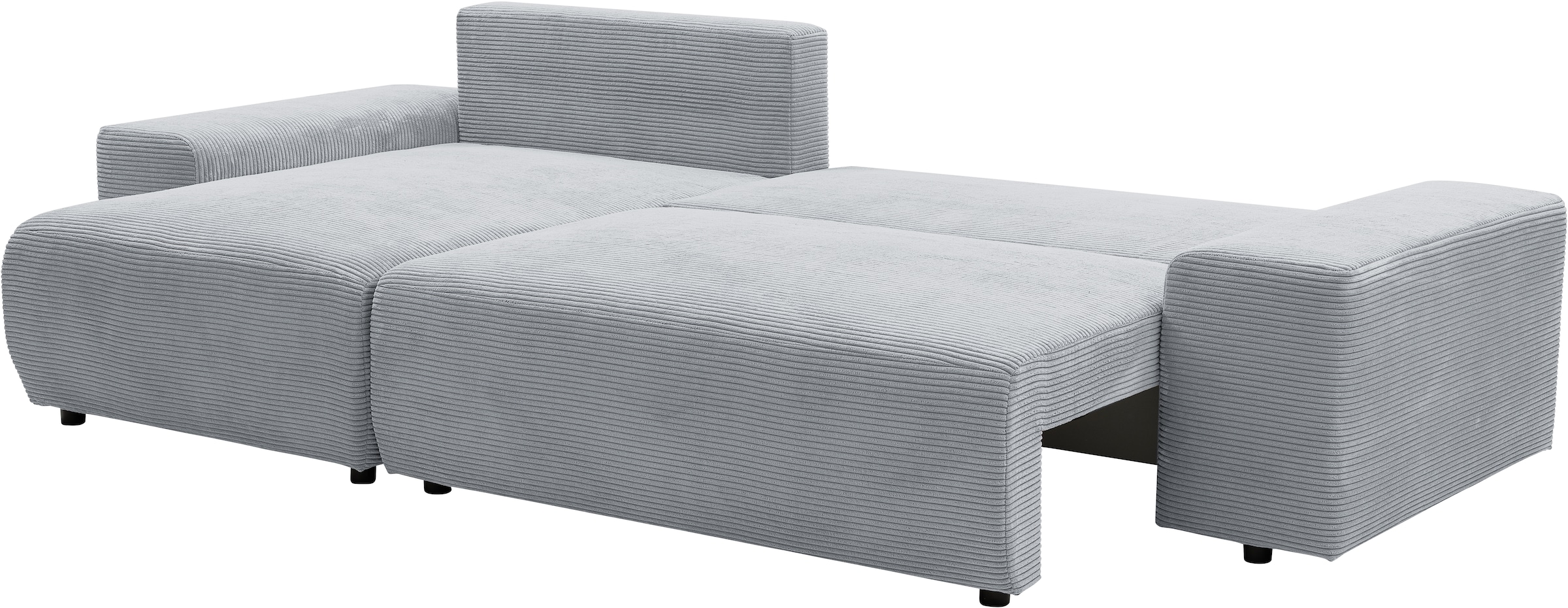 WERK2 Ecksofa »Amsterdam, zeitlos und elegant, Breite 300cm, L-Form«, Design Ecksofa mit hohem Komfort, Schlaffunktion & Bettkasten