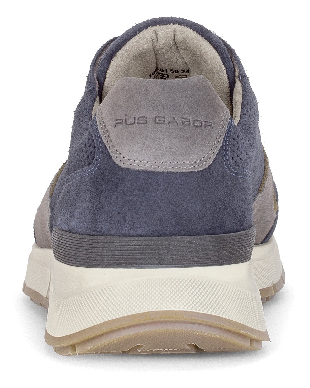 Pius Gabor Keilsneaker, Freizeitschuh, Halbschuh, Schnürschuh mit Kontrastbesätzen, G-Weite