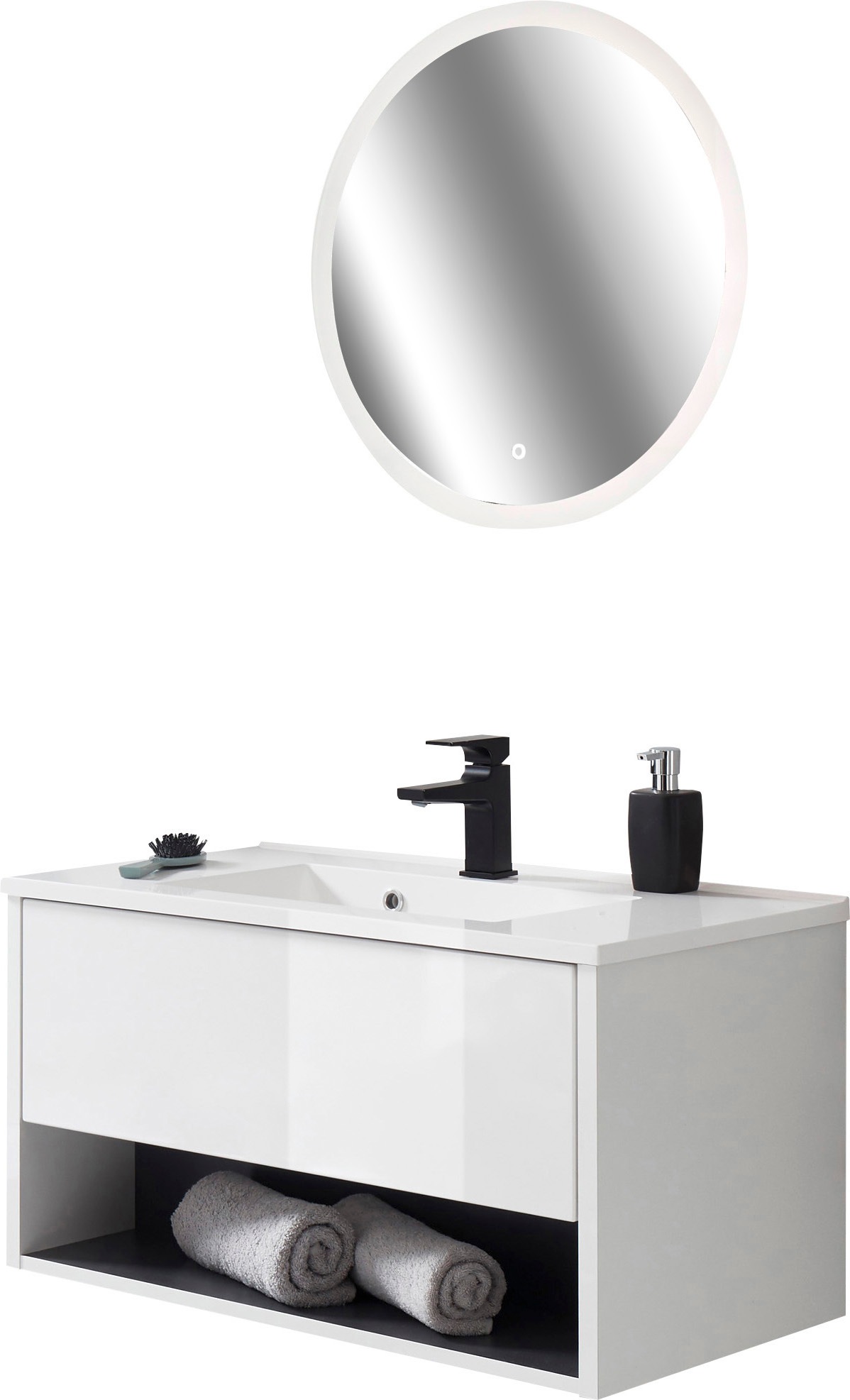 Places of Style Badmöbel-Set »Studio Line, Bad im modernen Design, 2-teilig günstig online kaufen