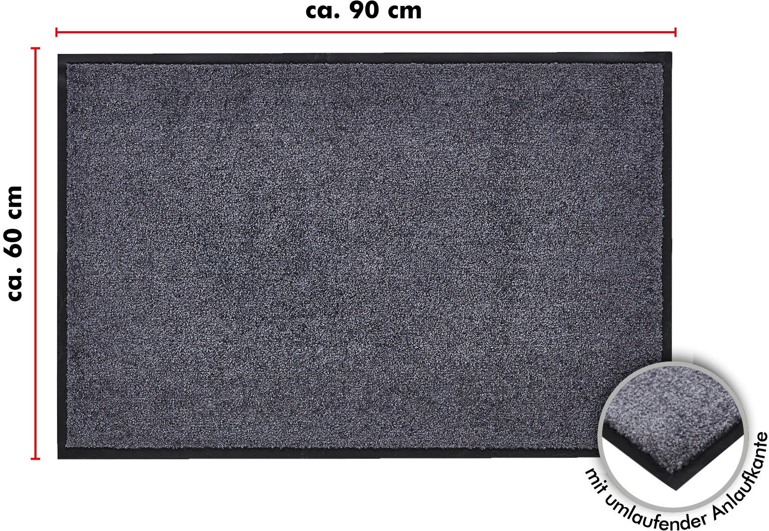 Andiamo Fußmatte »Super Wash & Clean, Made in Belgium«, rechteckig, 7 mm Hö günstig online kaufen