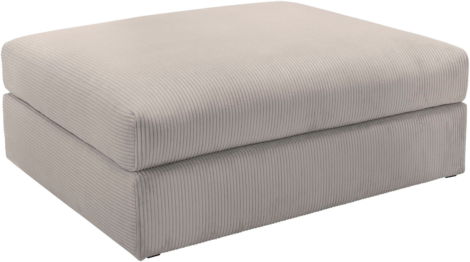 Home affaire Polsterhocker "Soft&Cosy XL", in Cord günstig online kaufen