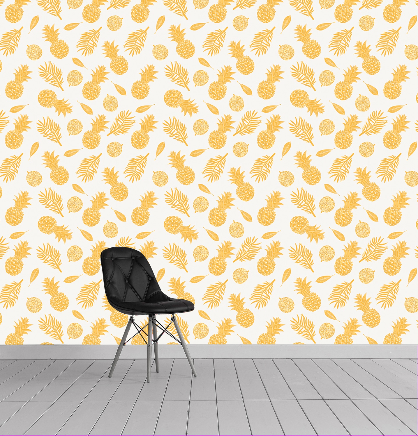 queence Vinyltapete »Brandy«, bedruckt-tropisch, 90x250cm, selbstklebend, kinderleichte Anbringung, Sticker