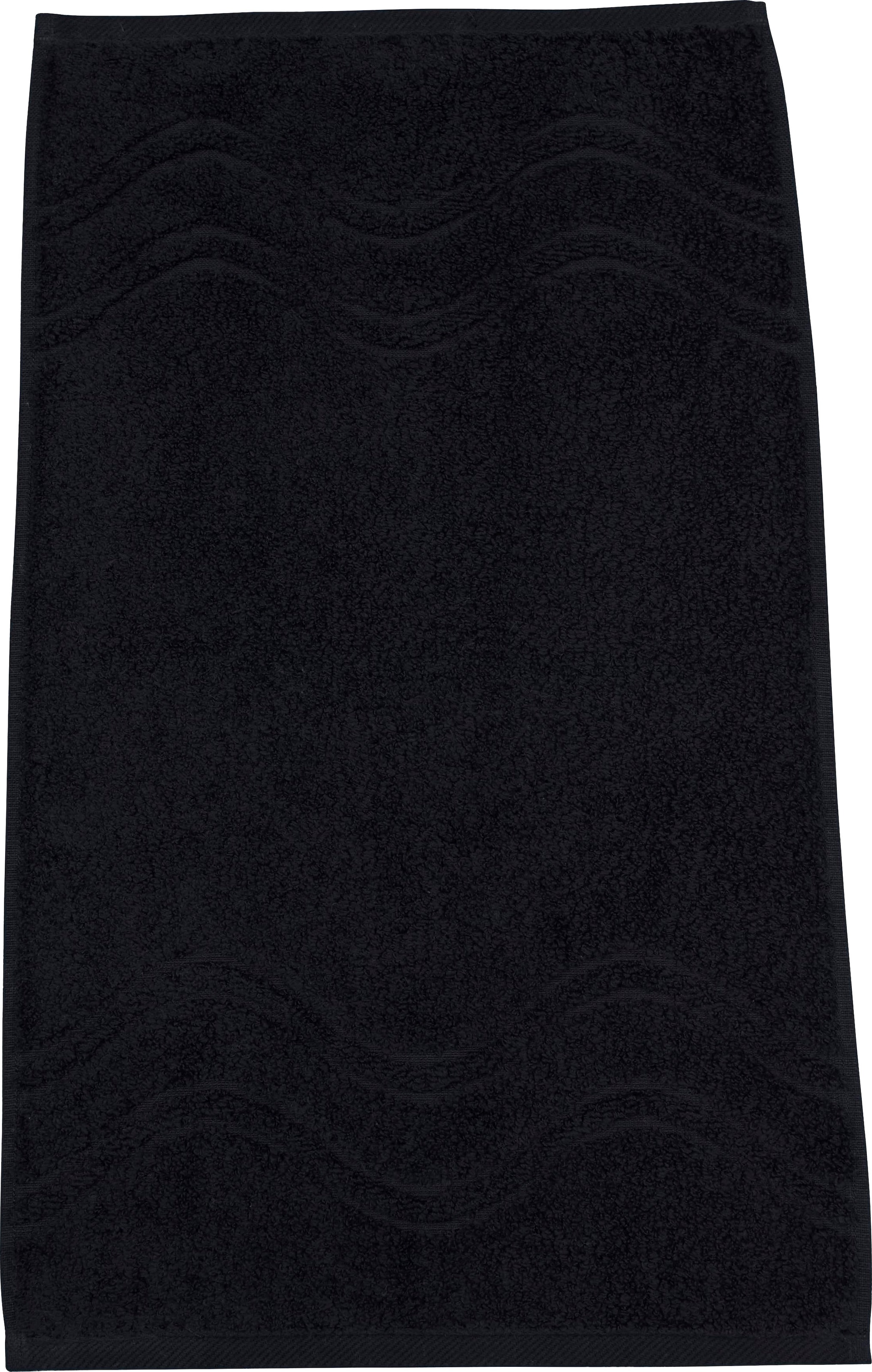 ROSS Gästehandtuch »Cashmere feeling«, (6 St.), mit Wellen-Bordüre