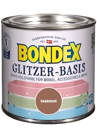 Bondex Bastelfarbe »GLITZER-BASIS«, Sandrose, 0,5 Liter Inhalt kaufen