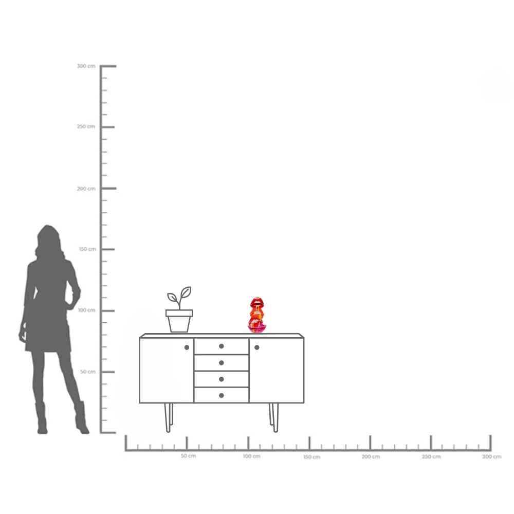 Kare Design Kerzenständer »Lips  30cm«