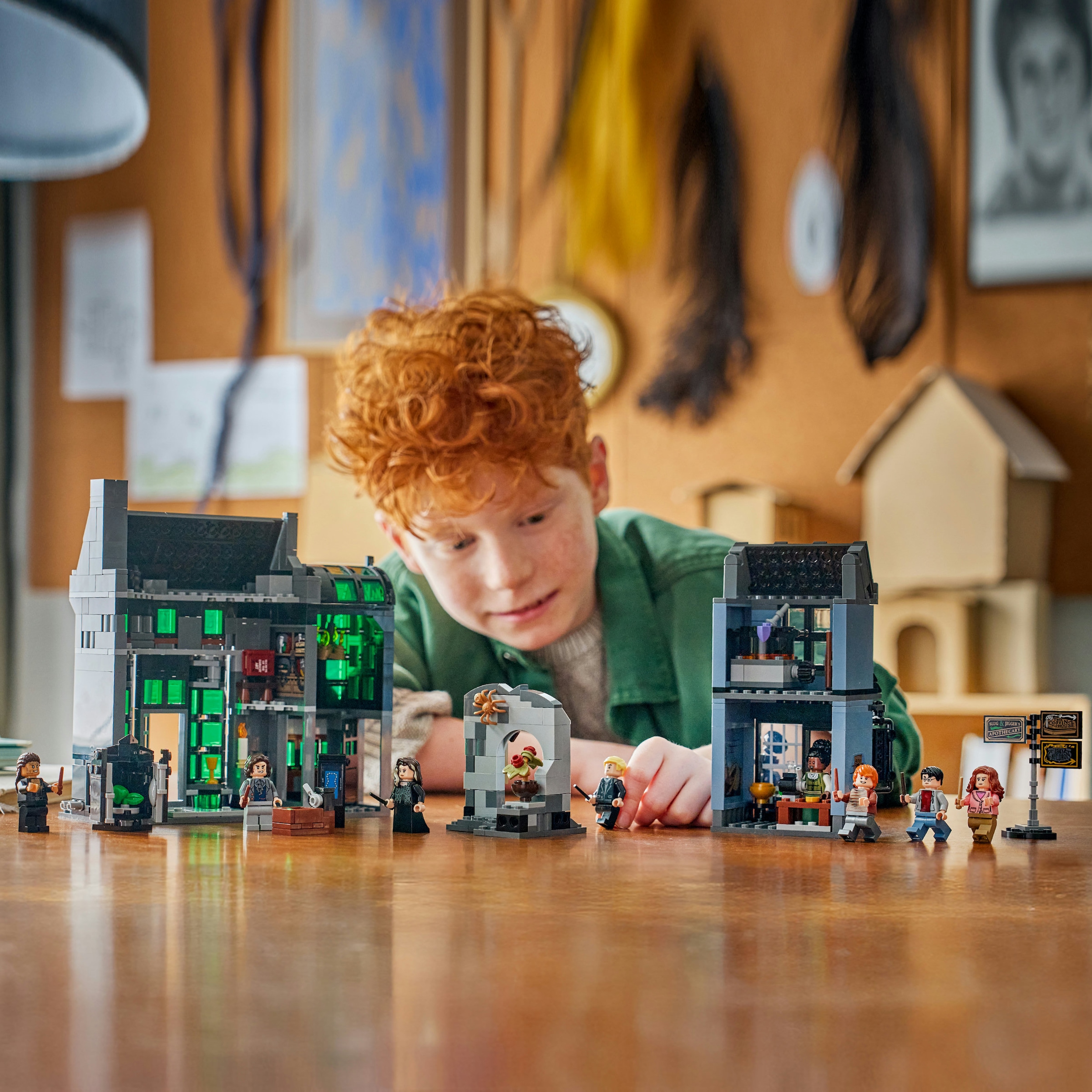 LEGO® Konstruktionsspielsteine »Zaubererläden in der Winkelgasse (76471), LEGO Harry Potter« Made in Europe