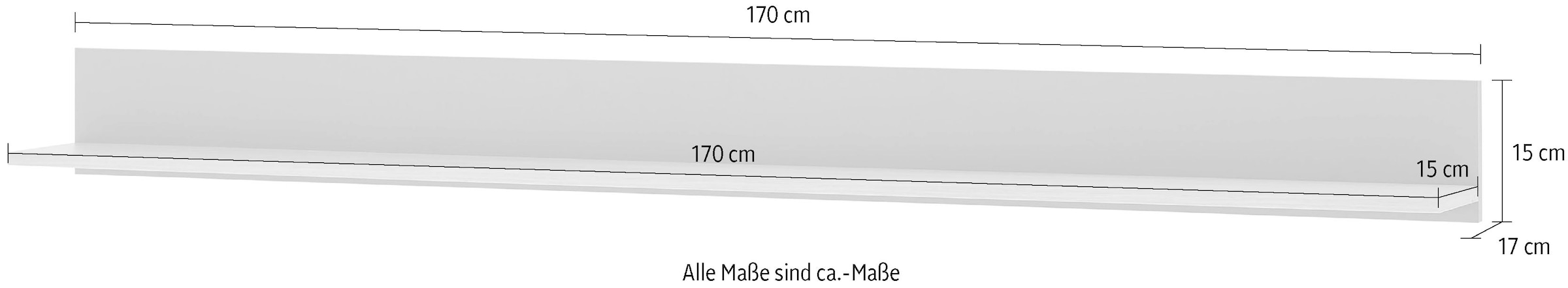 INOSIGN Wandregal »City/Giron, modernes Wandboard, Wandhalter mit Ablagefläche« vielseitig einsetzbares Hängeregal
