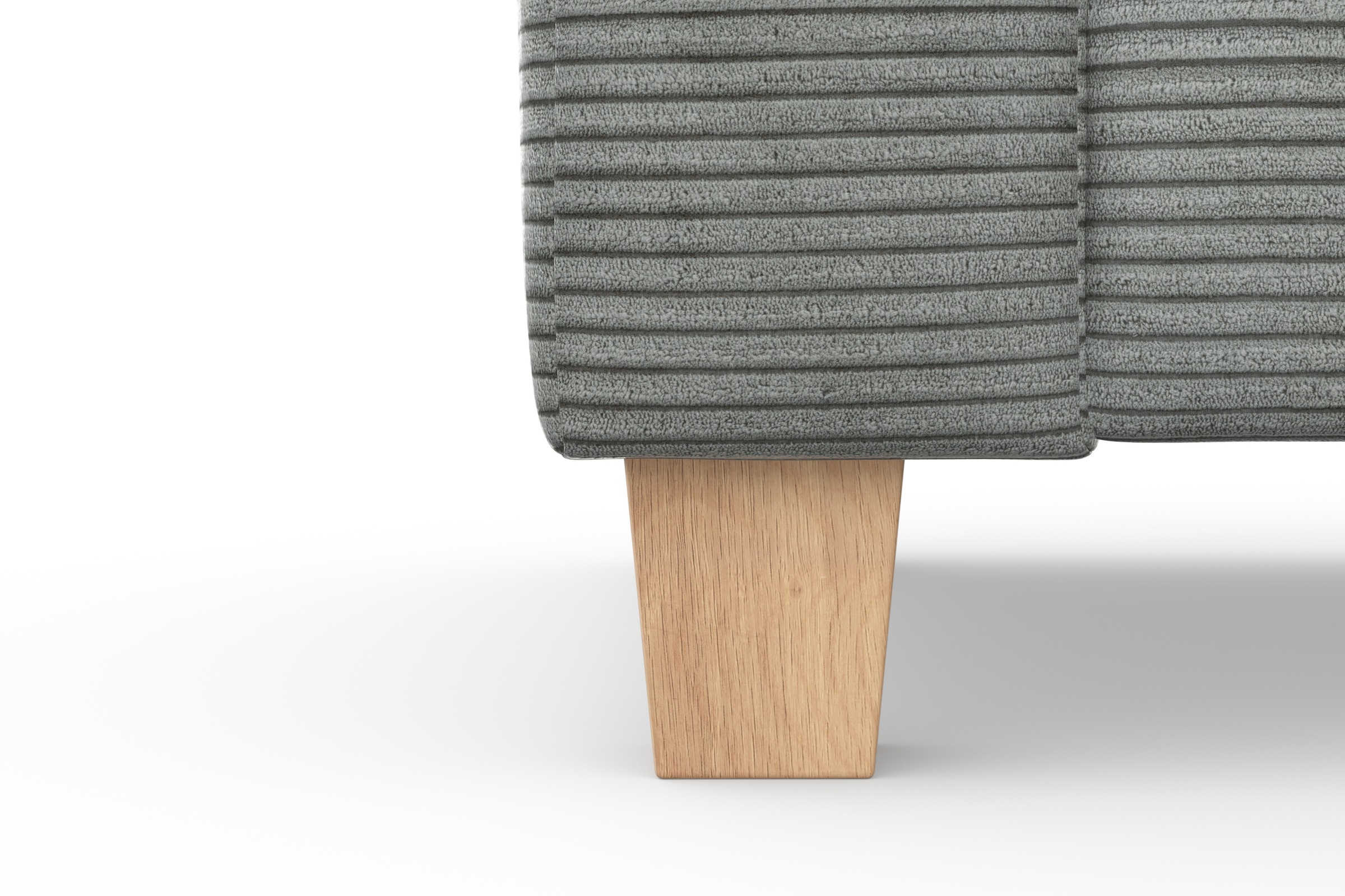 Home affaire Ecksofa »Summer L-Form«, mit Ottomane, wahlweise mit Bettfunktion und Bettkasten, Cord-Bezug