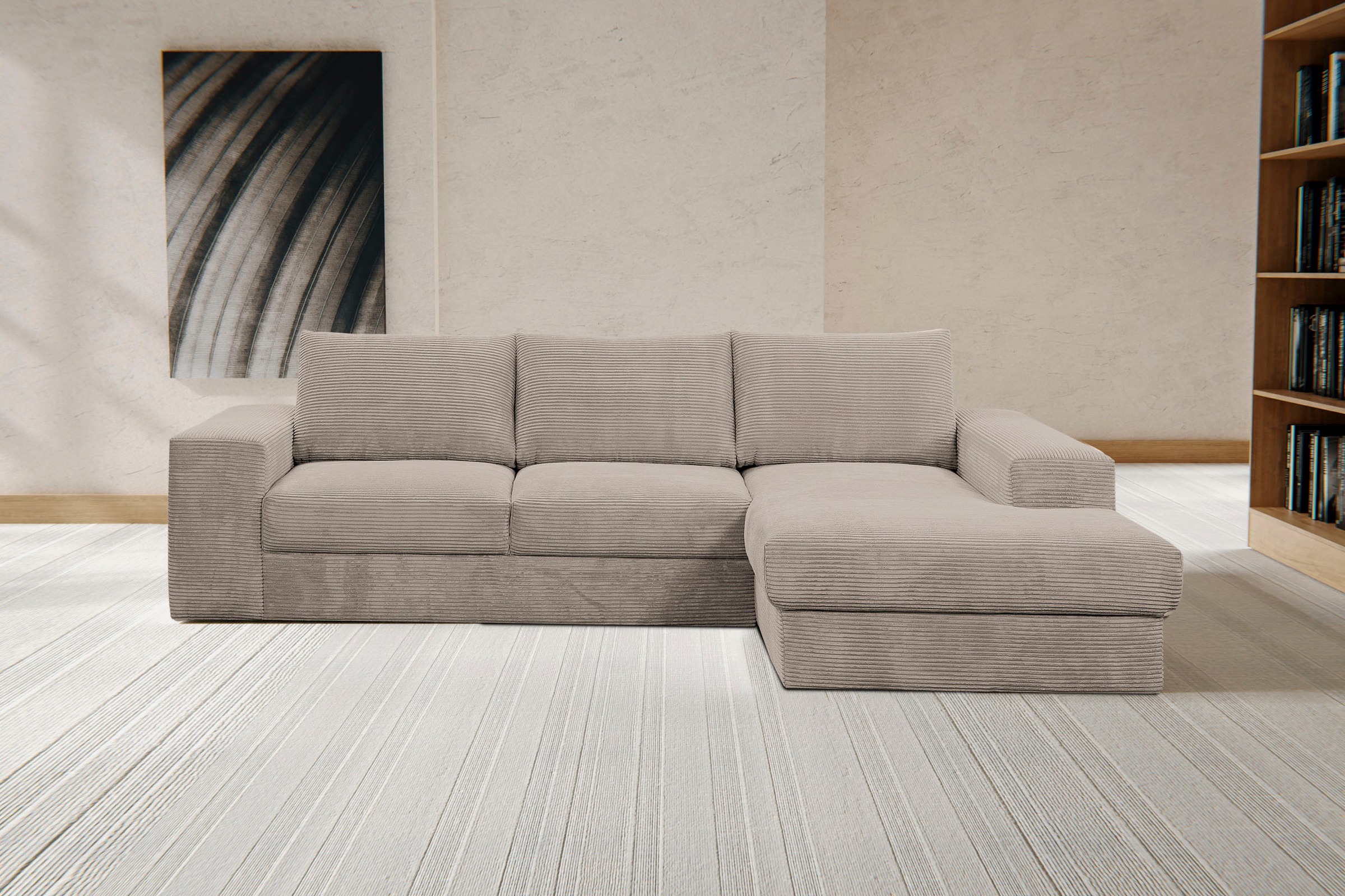 WERK2 Ecksofa »Rozzana Design Ecksofa mit hohem Komfort, zeitlos & elegant, günstig online kaufen