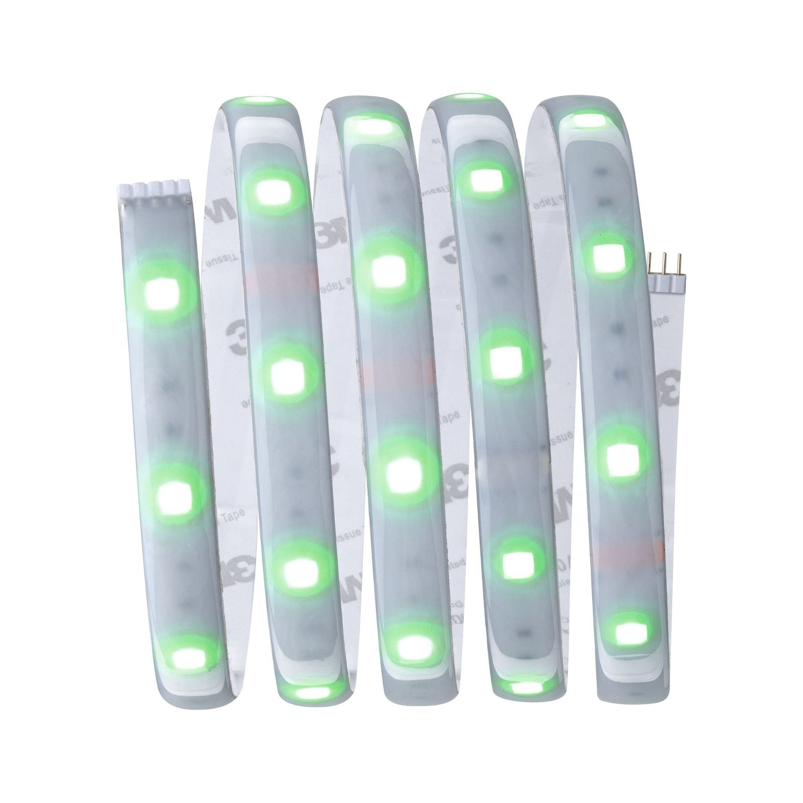 Paulmann LED-Streifen »MaxLED 250 Basisset 1,5m 10W 230/24V 24VA Silber Kunststoff«, 1 St.-flammig, RGBW IP44 Cover 3000K