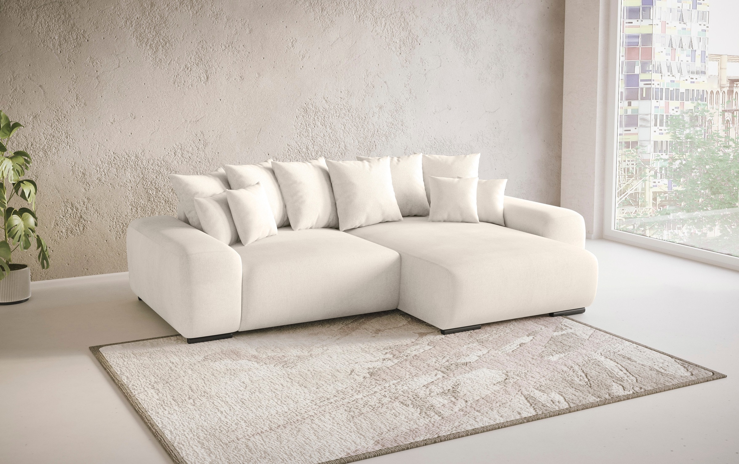 Mr. Couch Polsterecke »Sundance, L-Form«, Dauerschläfer mit Bett, Bettkaste günstig online kaufen