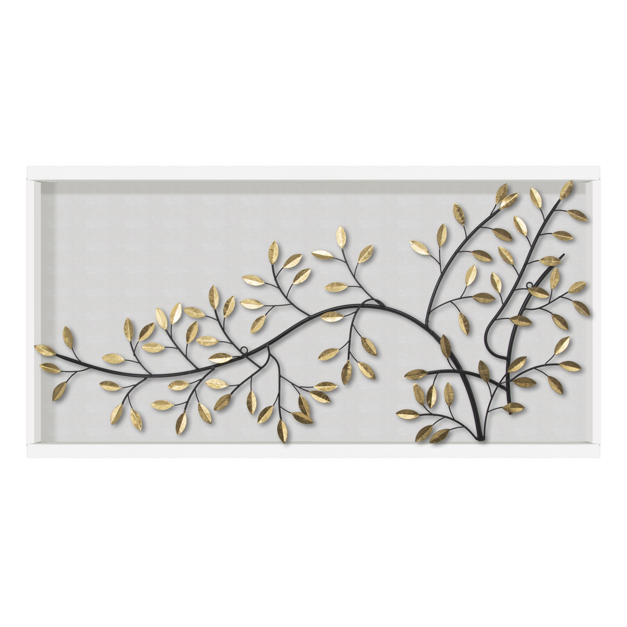 Art for the home Wandbild »Branch«, (1 St.), Luxus Metal Art Wanddeko