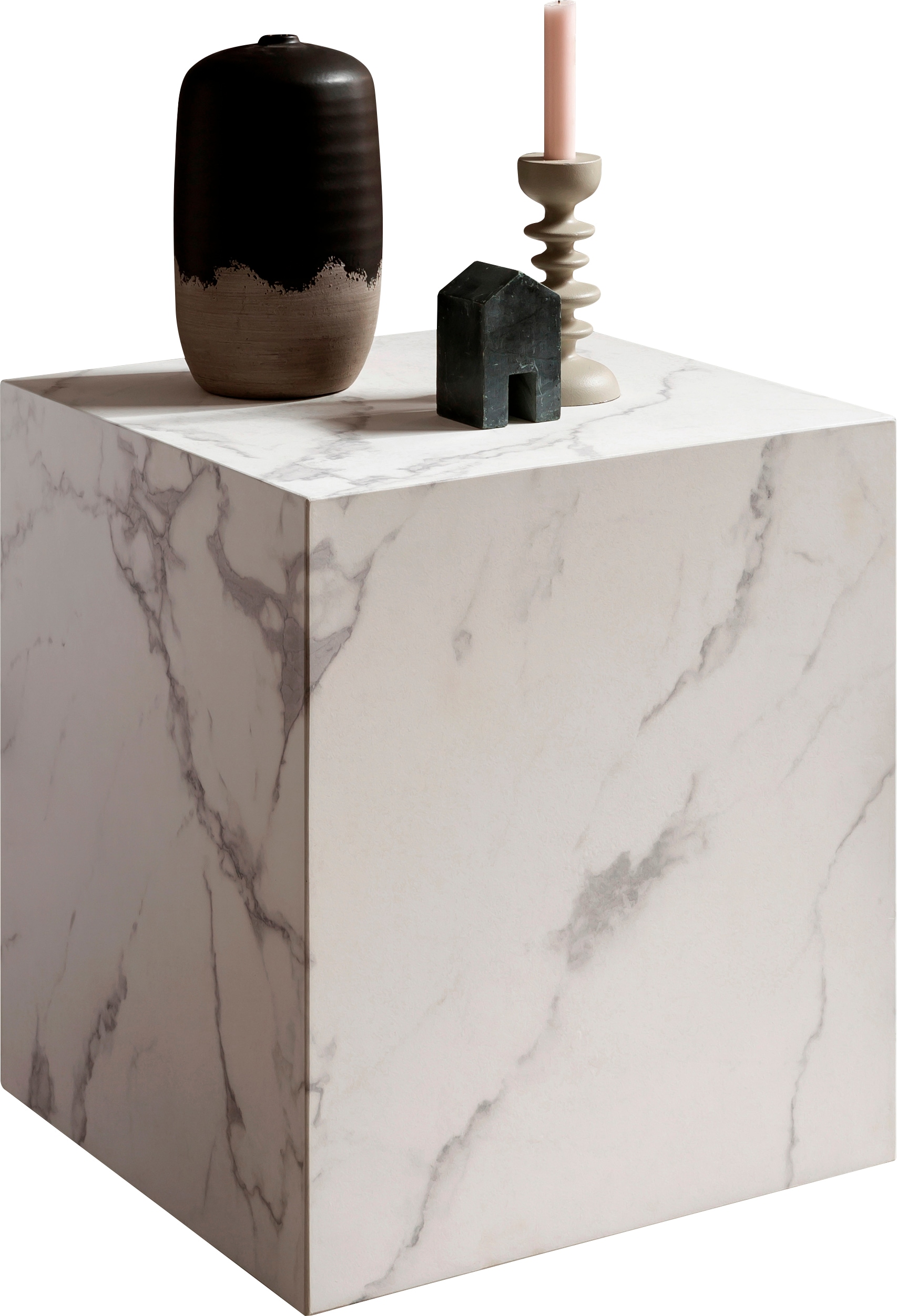 SalesFever Beistelltisch »Design-Tisch für jeden Raum« Quadratisch, 45x45 c günstig online kaufen