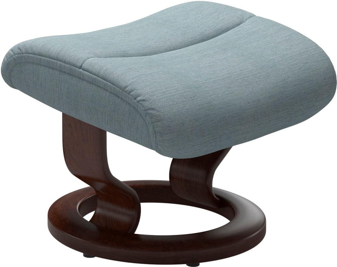 Stressless® Relaxsessel »View«, (Set, Relaxsessel mit Hocker), mit Classic Base, Größe M,Gestell Braun