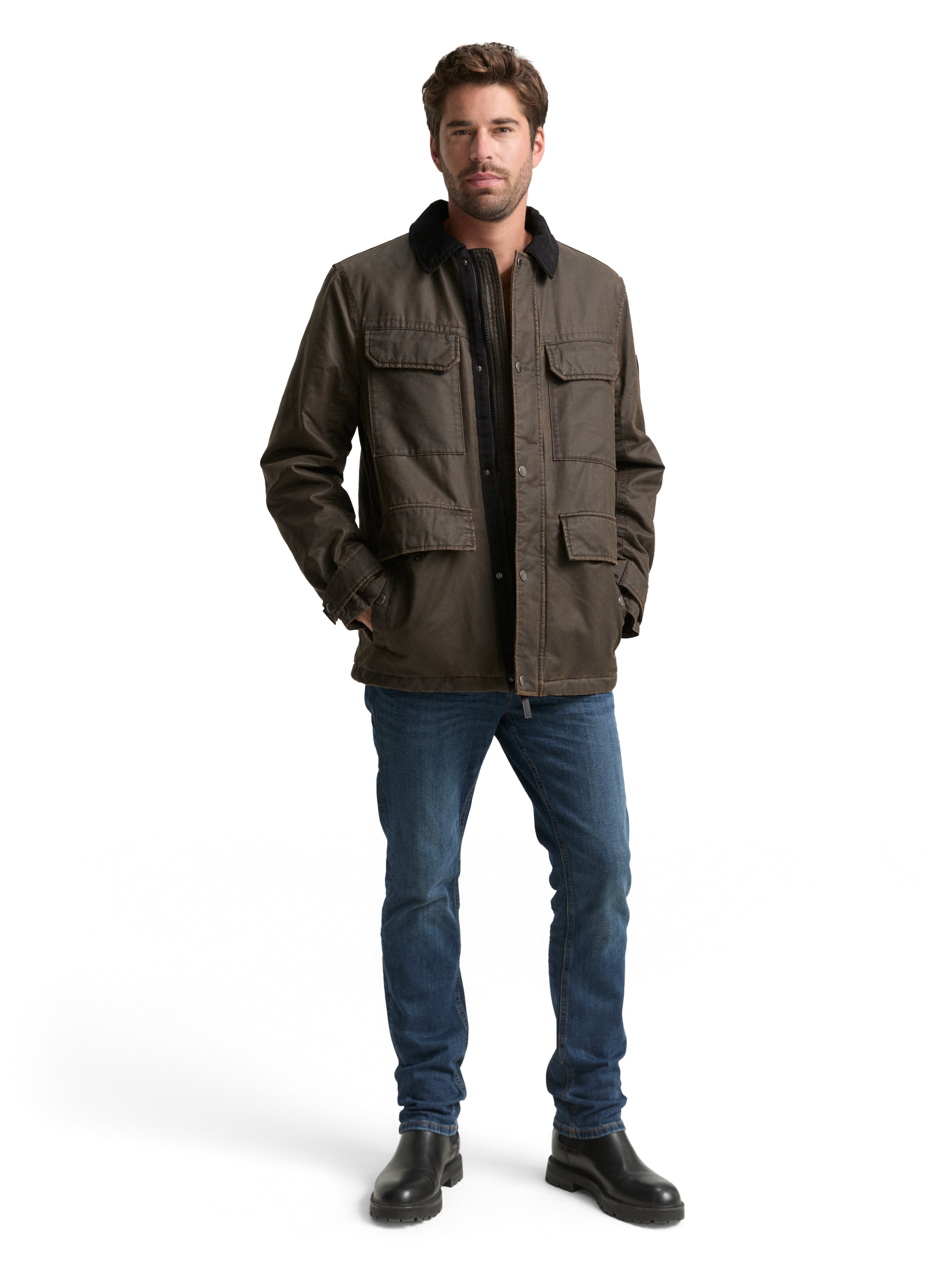 TOM TAILOR Outdoorjacke, mit verstellbarer Taille