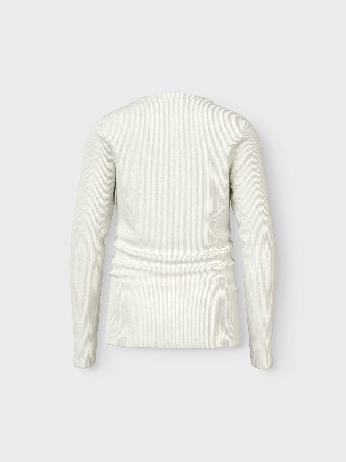 Name It Langarmshirt »NKFNAKAL LS TOP NOOS«, in Basic-Form und leicht gerippter Qualität