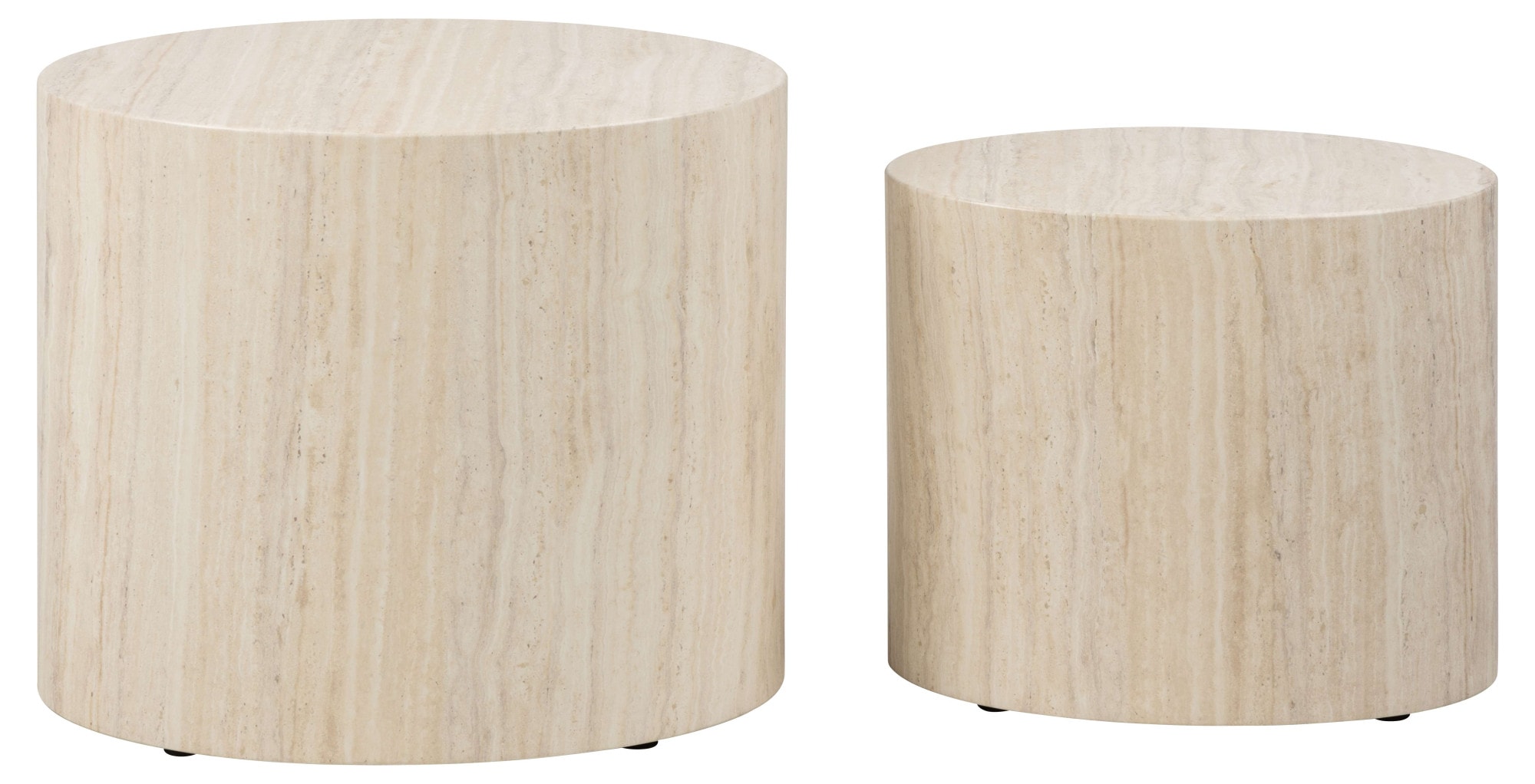 ACTONA GROUP Couchtisch »Mice Anstelltisch, Sofatisch, TOPSELLER!«, (Couchtisch, Beistelltisch), Beistelltisch, moderne ovale Form (Set, 2 st). in verschiedenen Farben