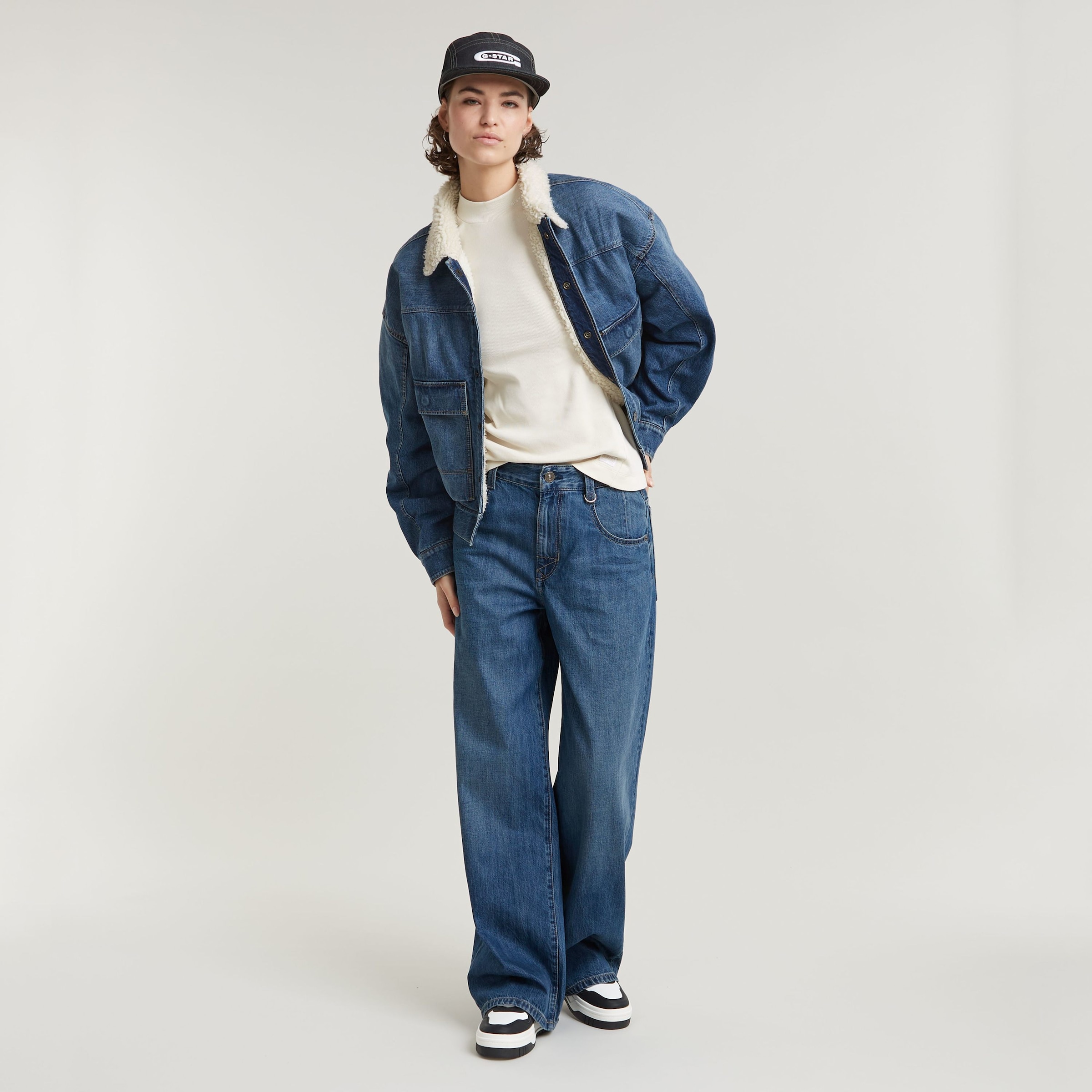 G-STAR Weite Jeans »Skater High Loose Wmn« mit hohem Bund