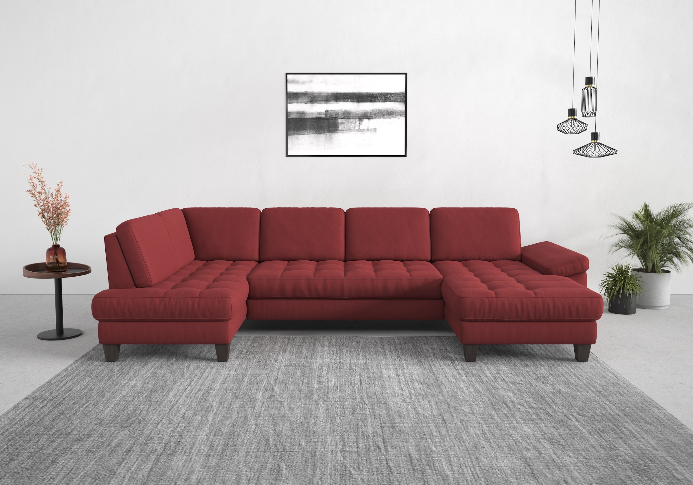 sit&more Wohnlandschaft »Westham U-Form«, wahlweise mit Bettfunktion, Bettk günstig online kaufen