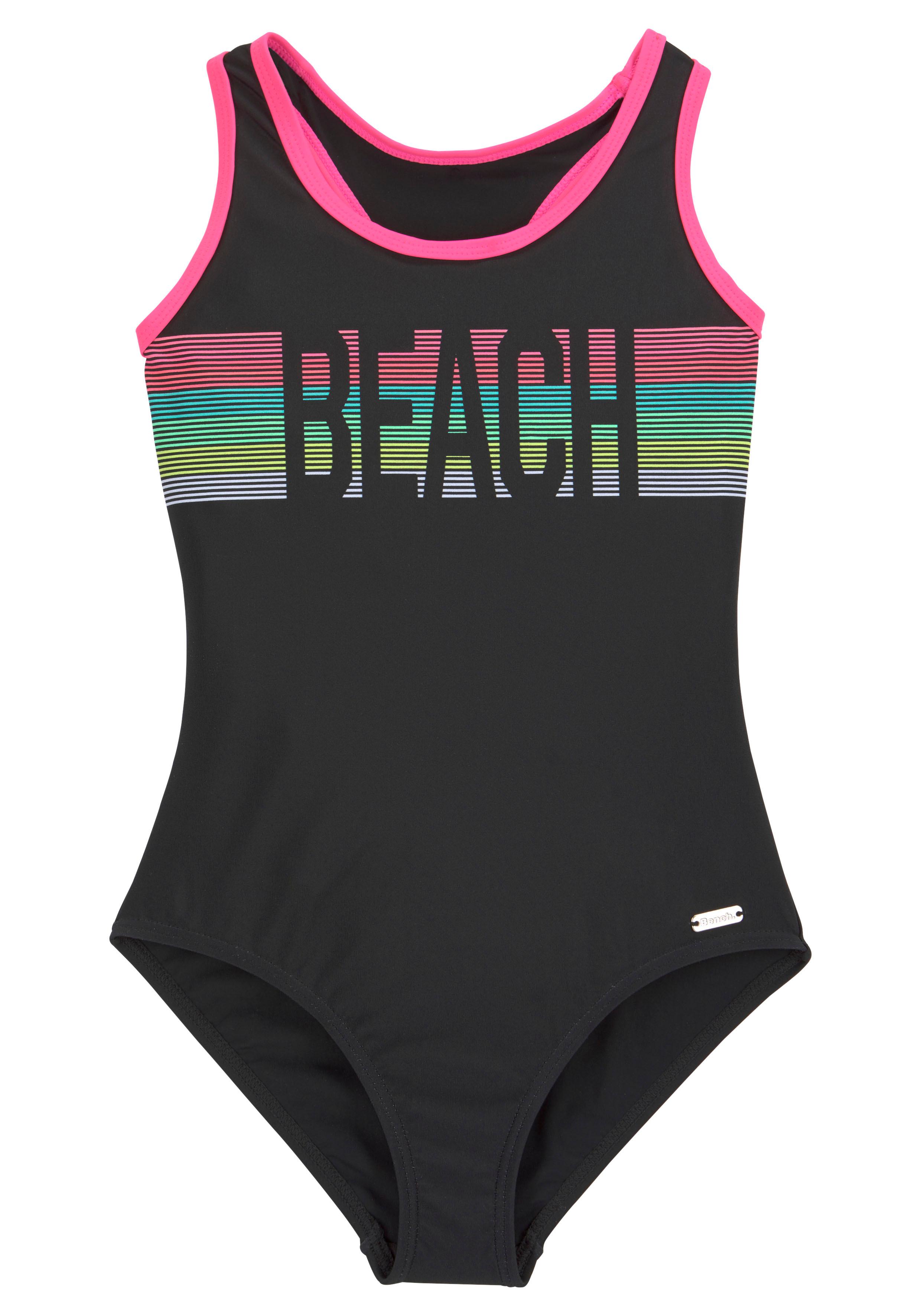 Venice Beach Badeanzug »Lori Kids«, dunklem kaufen Tropendruck im Online-Shop mit