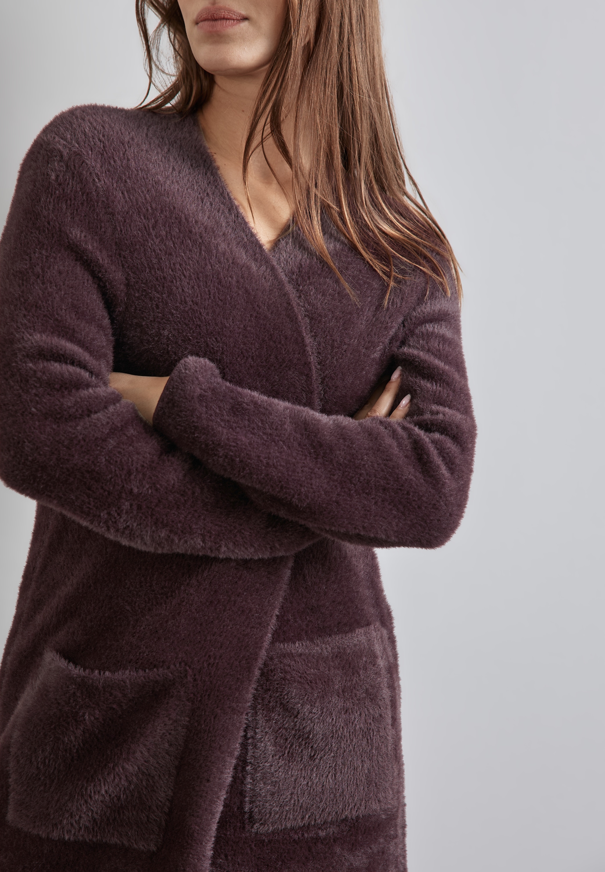 STREET ONE Cardigan, lang, offen zu tragen