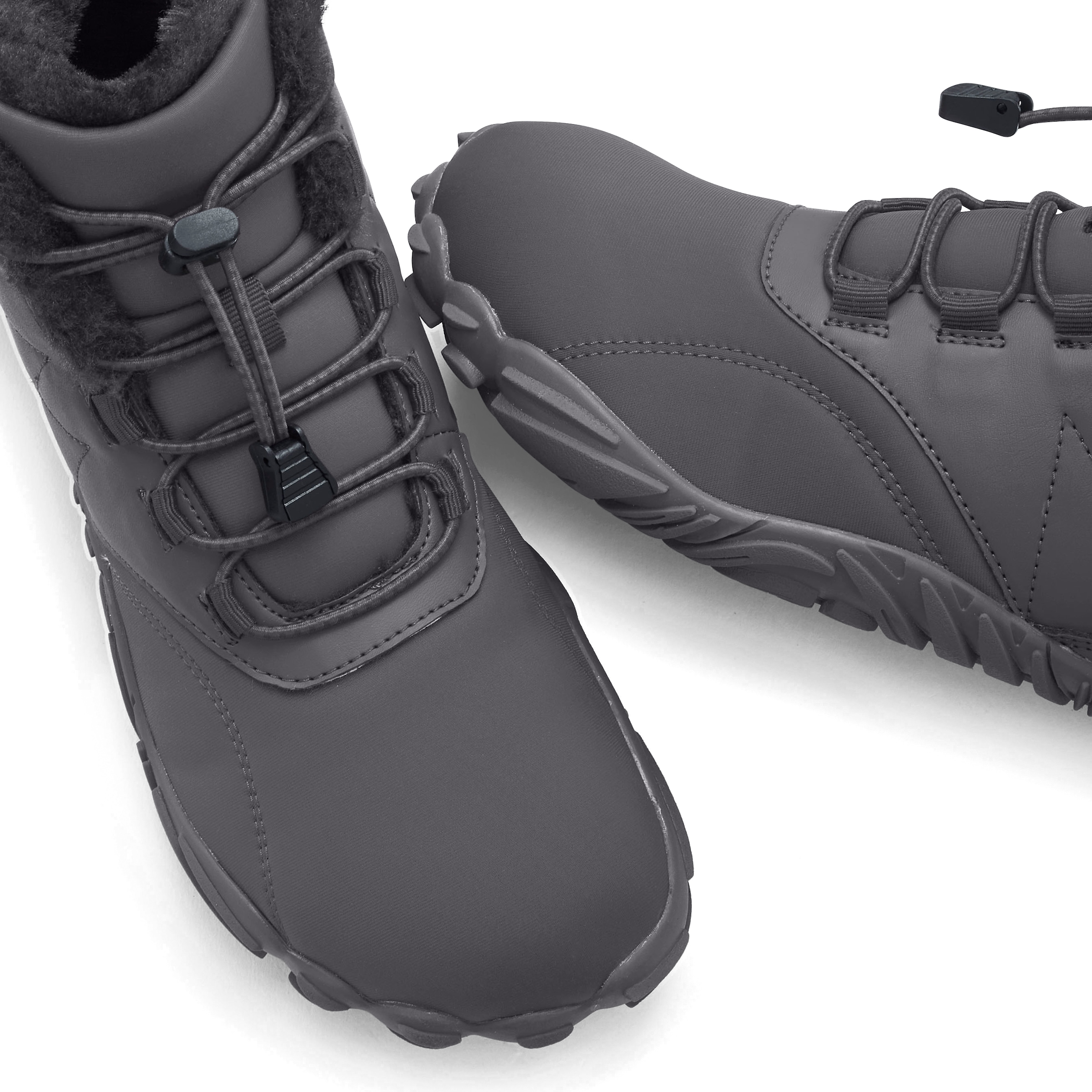 Vivance Stiefelette »Halbschuh, Freizeitschuh, High Top Sneaker«, mit Kordelzug und elastischem Band Unisex VEGAN