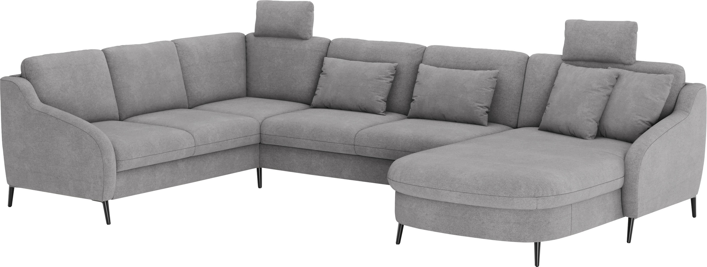 sit&more Wohnlandschaft »Soul U-Form«, wahlweise mit Bettfunktion und Bettkasten oder Schubkasten