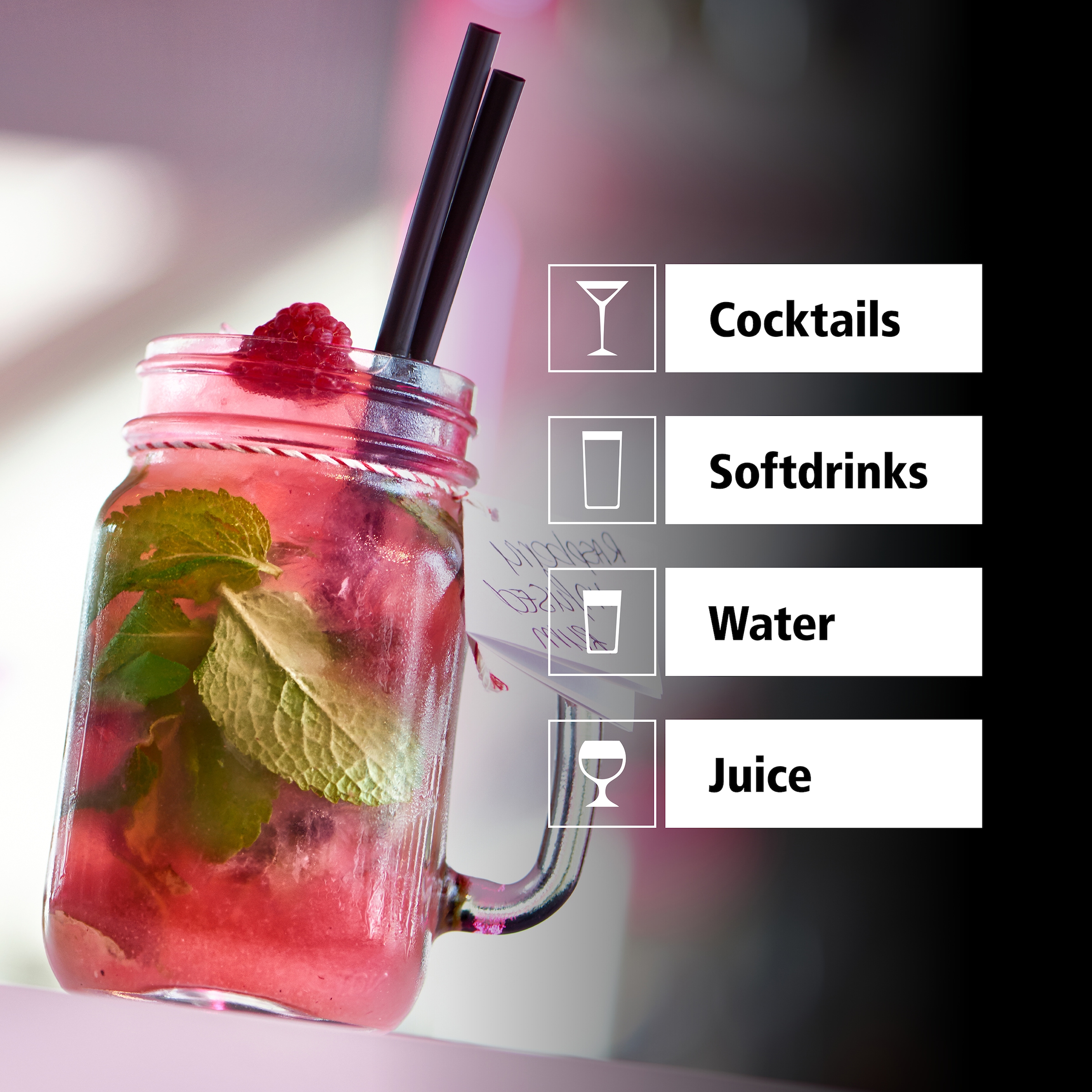 LIBBEY Gläser-Set »Libbey Trinkglas, 12er Set -DRINKING JARS-« 488 ml, hochwertig verarbeitet, im modernen Design