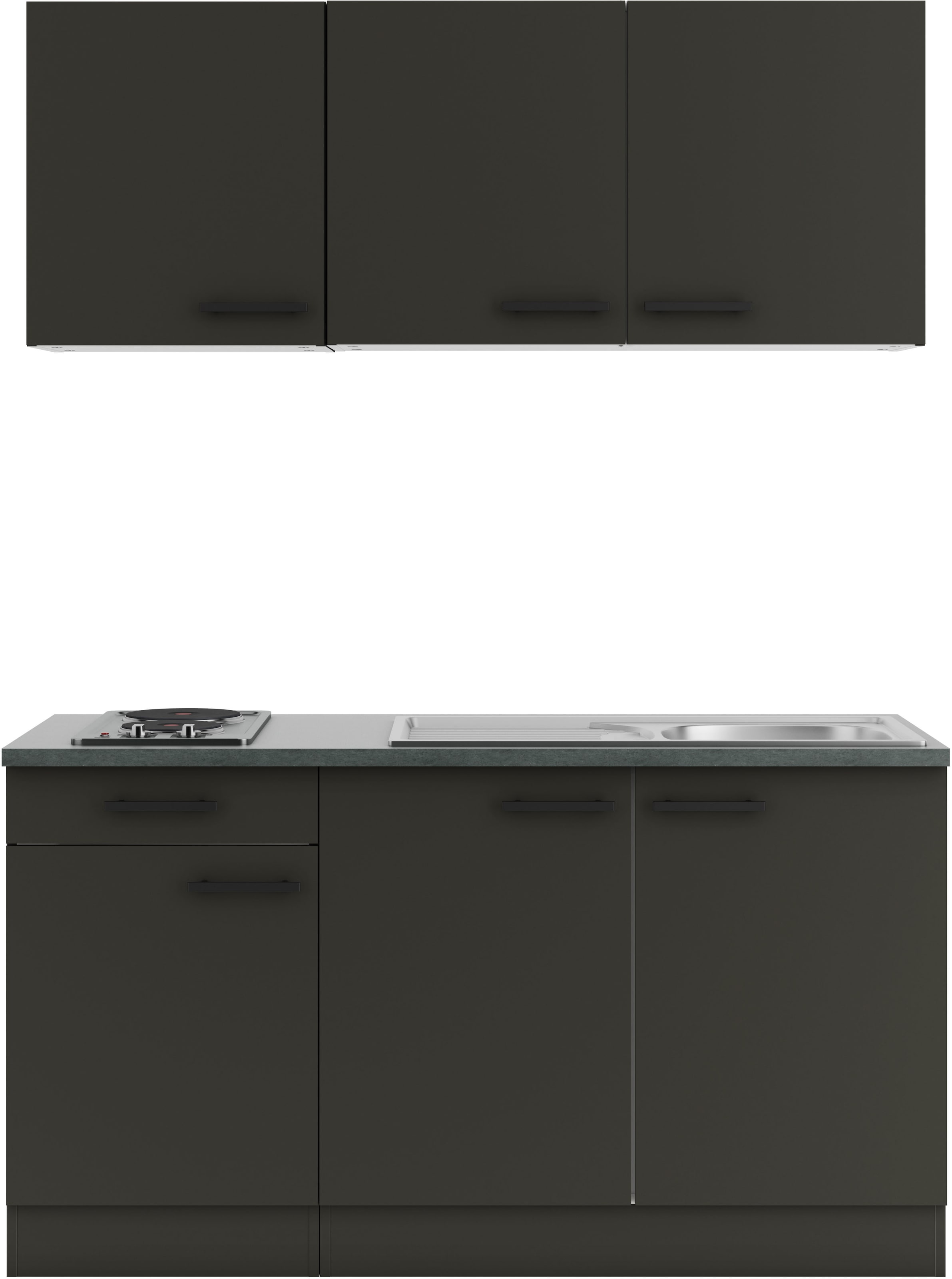 OPTIFIT Pantryküche »Palma«, Breite 150 cm, wahlweise mit Unterbaukühlschrank oder Kochfeld